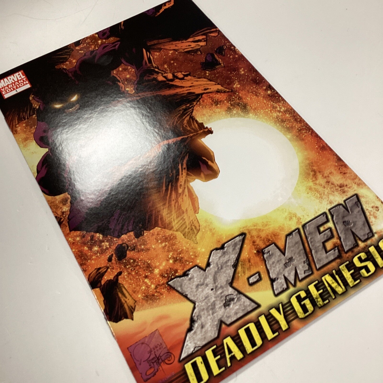 X-men Deadly Genesis #1 2006 NM Joe Quesada Variant 1st App Vulcan (2)5