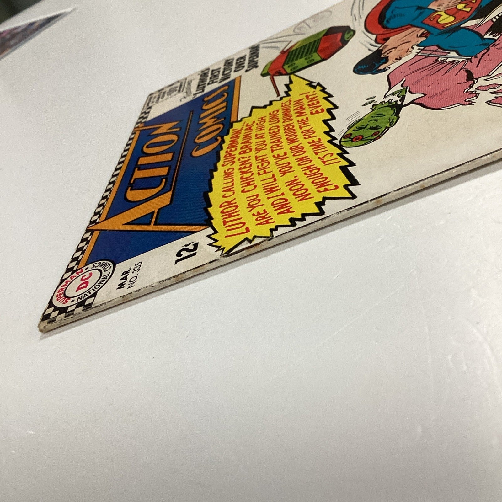 Action Comics #335 1966 VG Pence Stamp5