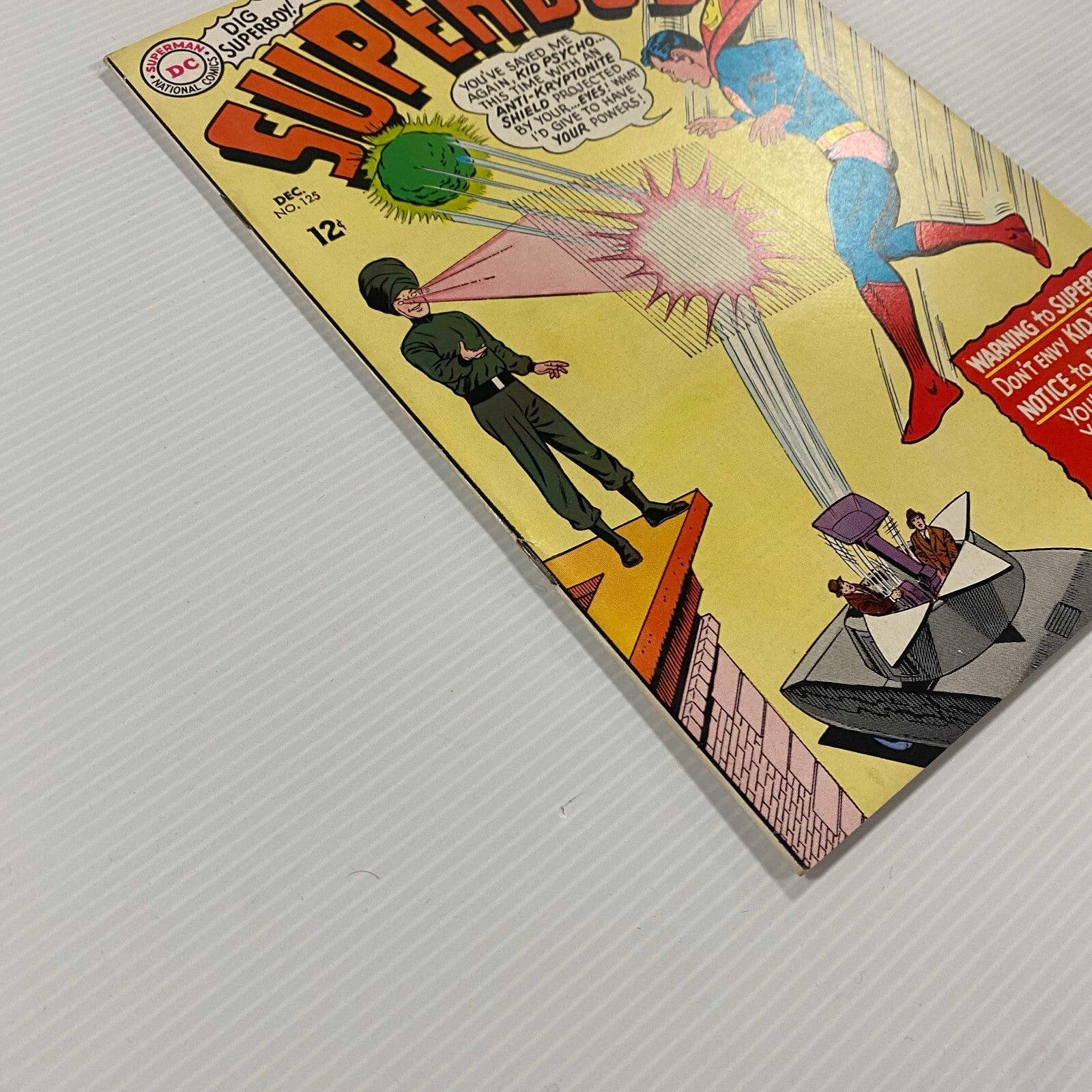 Superboy #125 1965 VF- Cent Copy Pence Stamp3