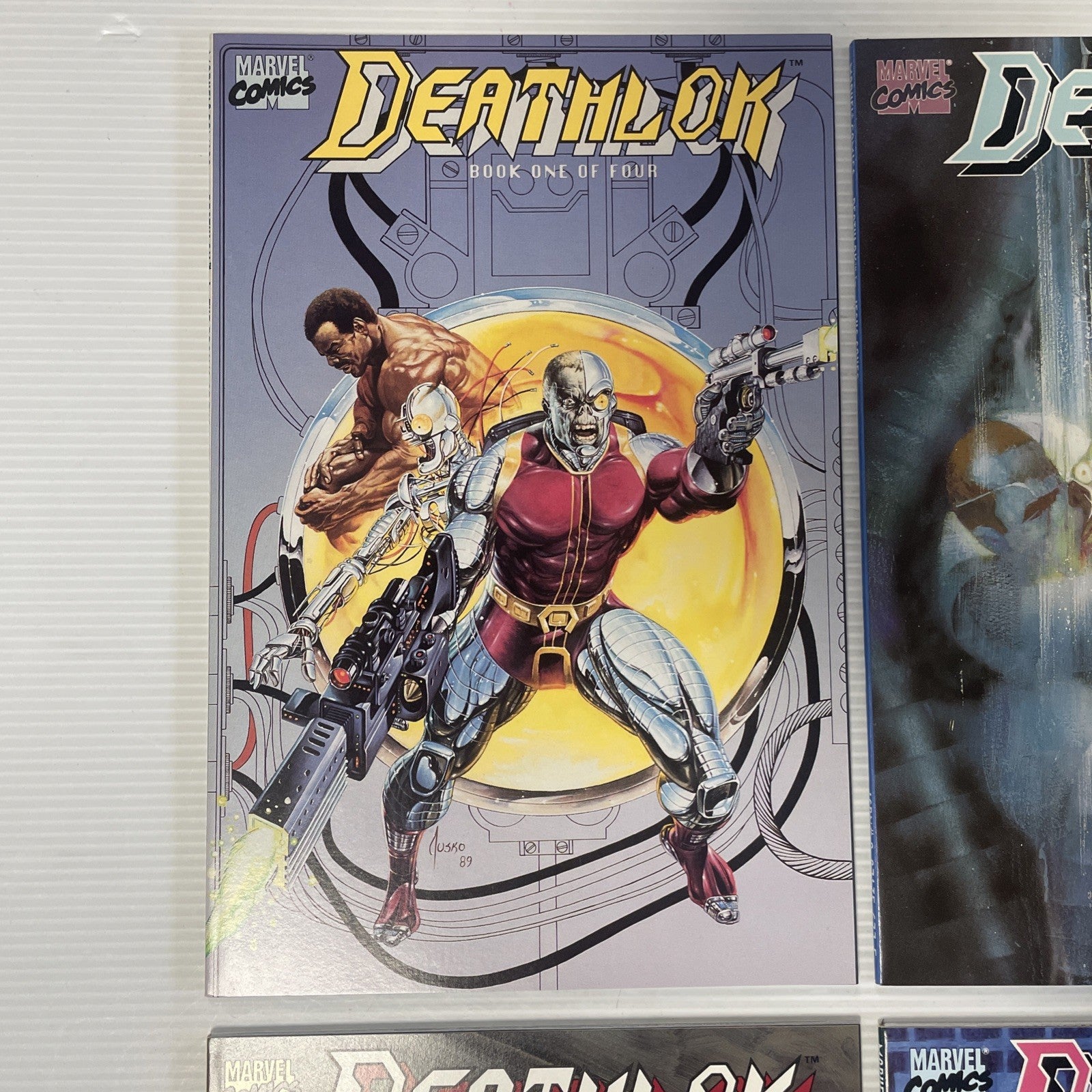 Deathlok #1-4 1990 NM Complete Mini Series1