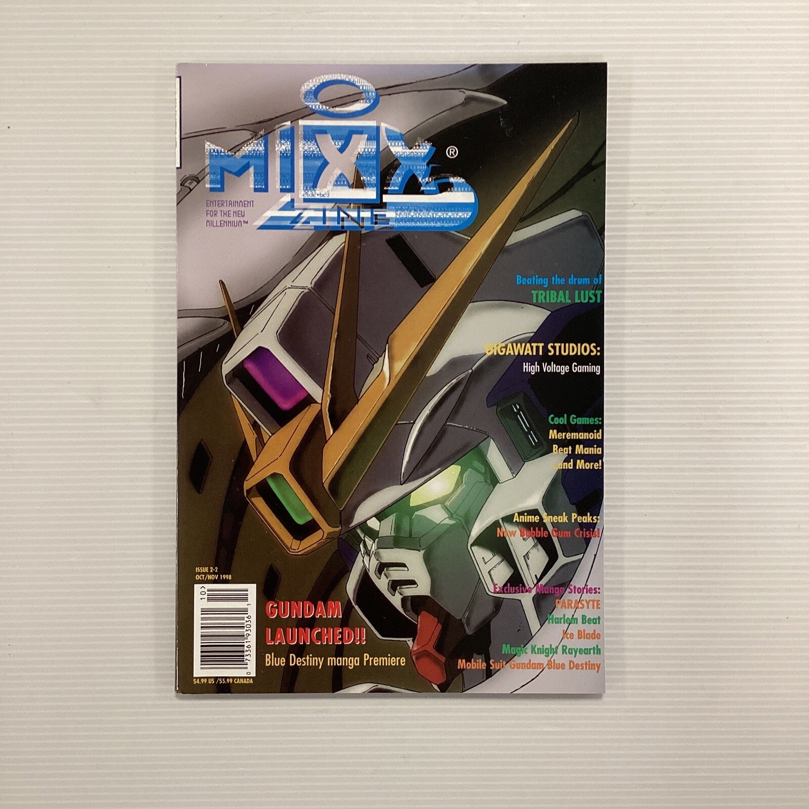 Mixx Zine #2 1998 FN/VF 1st Mobile Suit Gundam Mixxzine0