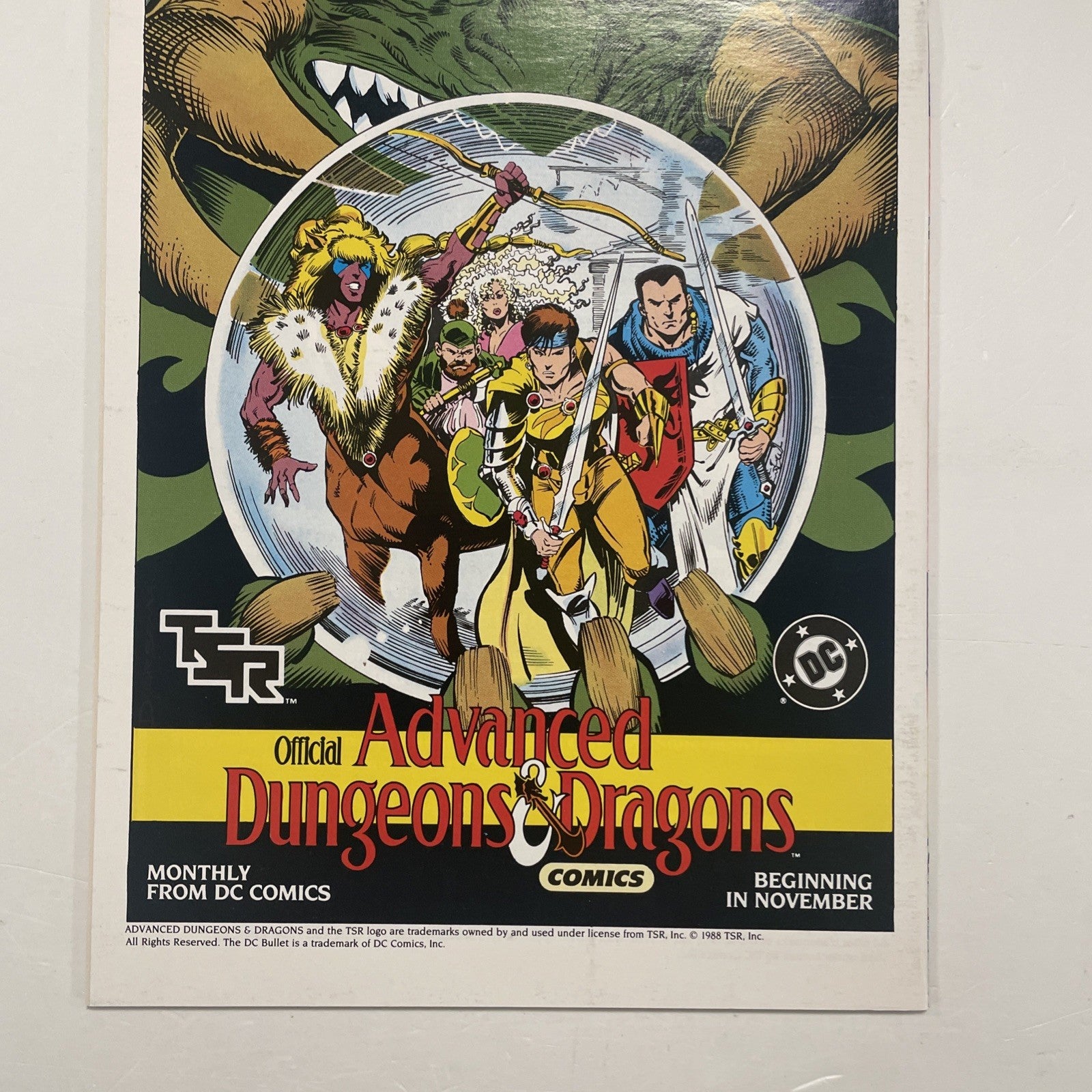 Dragon Lance #1 1988 VF/NM Based On Dungeons & Dragons8