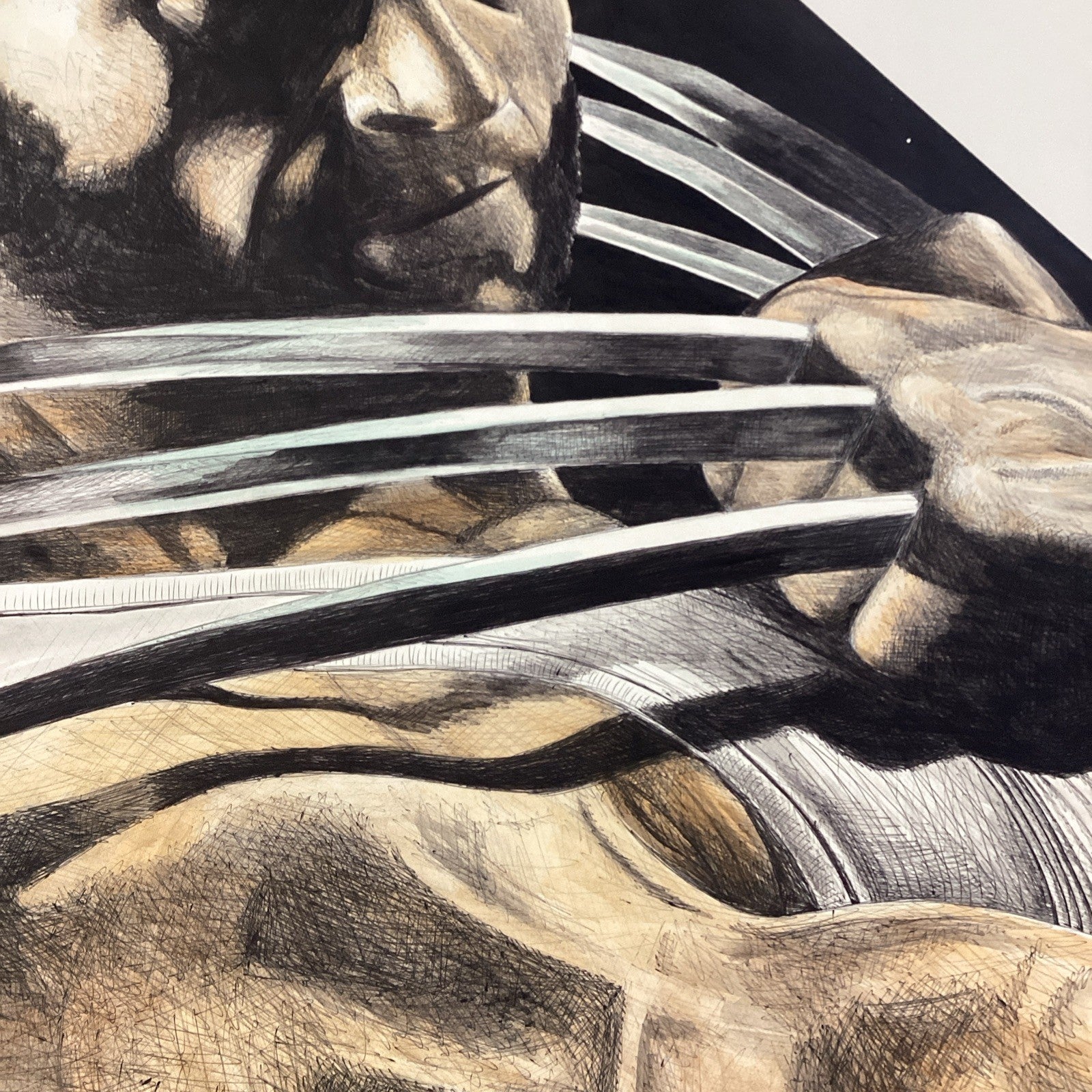 Wolverine Original Art by Becky Knapp with COA (80x59cm)8
