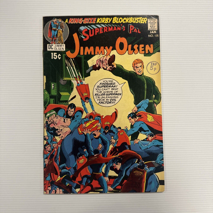 Superman's Pal Jimmy Olsen #135 1971 VG/FN Pence Stamp