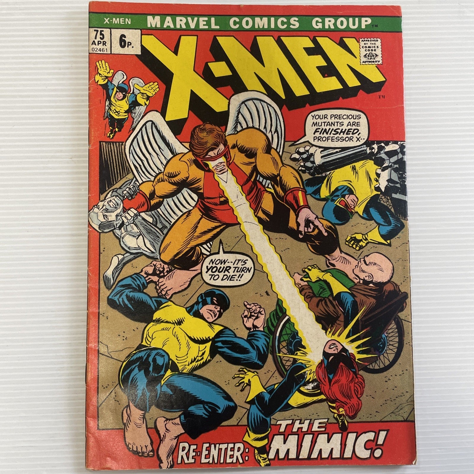 X-Men #75 1972 VG Pence Copy0
