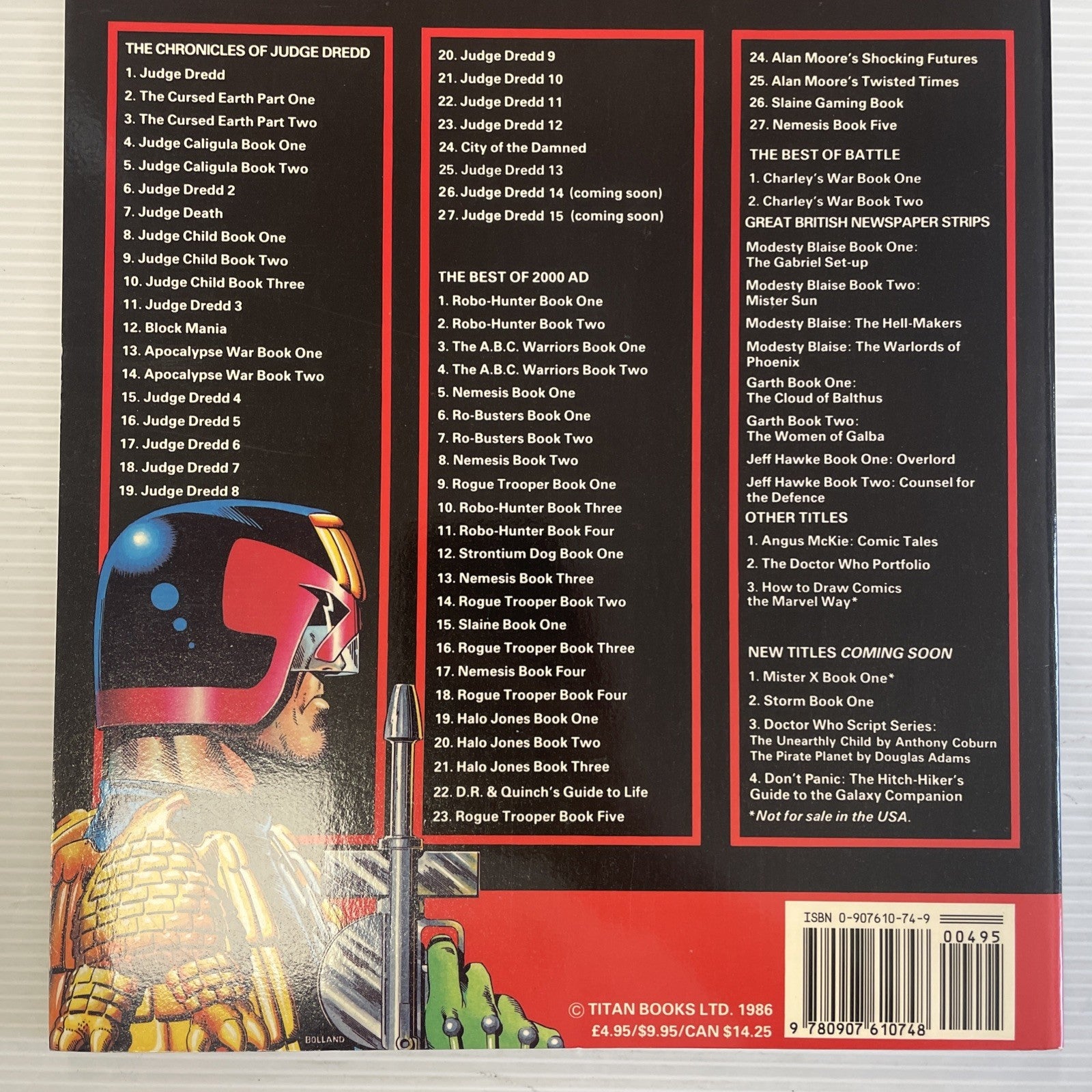 Modesty Blaise: The Warlords of Phoenix Titan Books 1986 Graphic Novel6