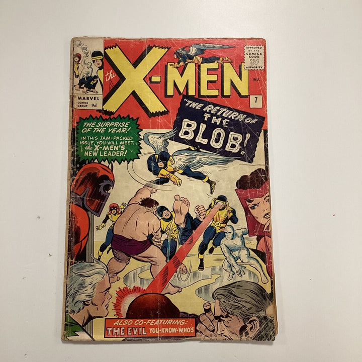 Uncanny X-Men #7 FR 1964 1st appearance of Cerebro *See Description