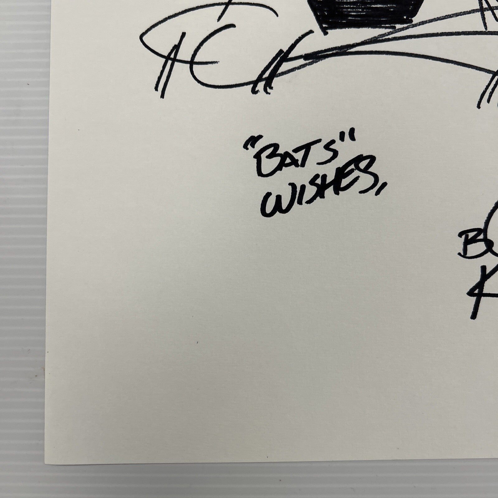 Bob Kane Hand Drawn Original Batman Sketch Art Signed with COA 21x29cm15