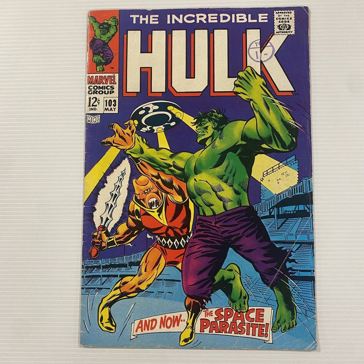 The Incredible Hulk #103 1968 FN+ Cent Copy