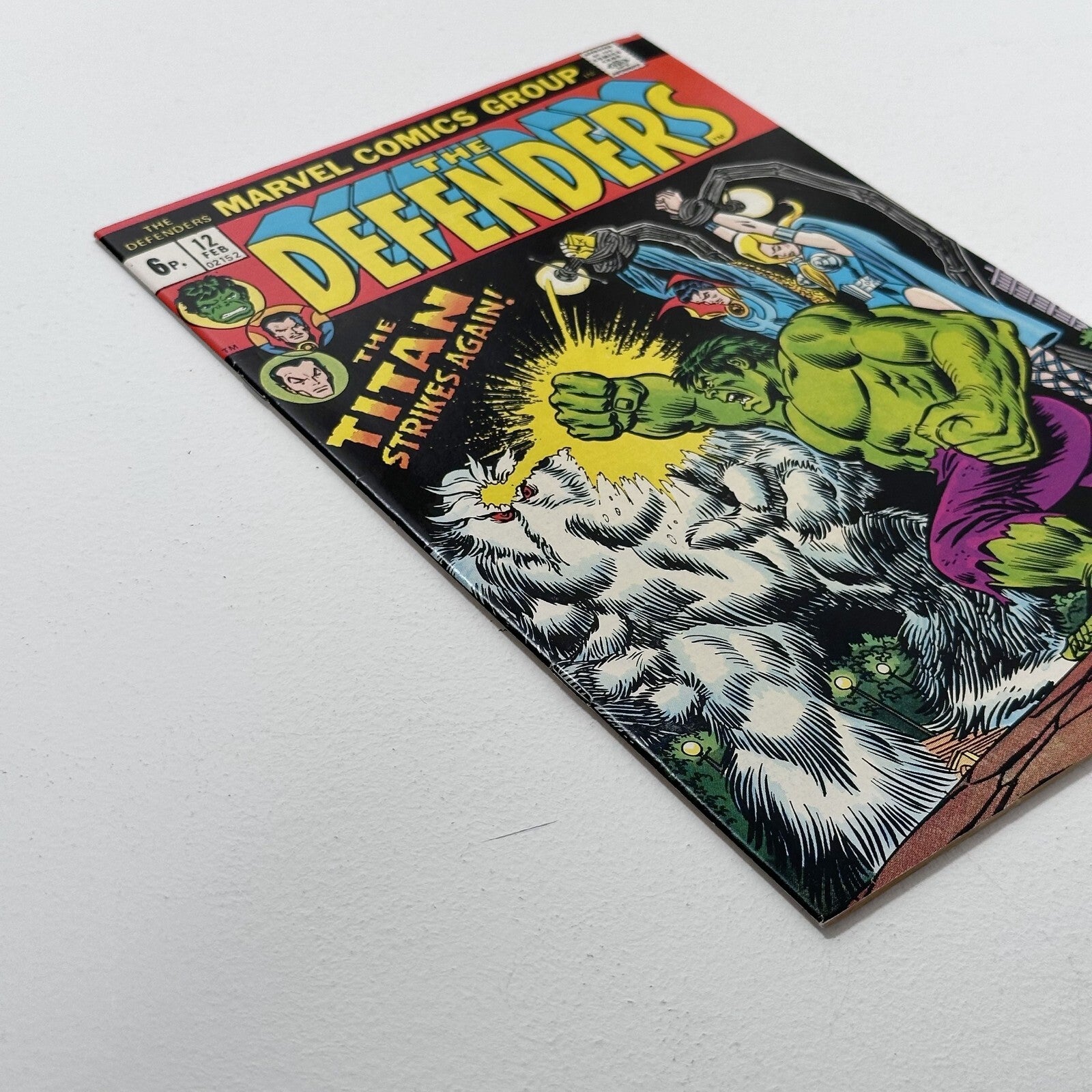Defenders #12 1974 VF+ Pence Copy3