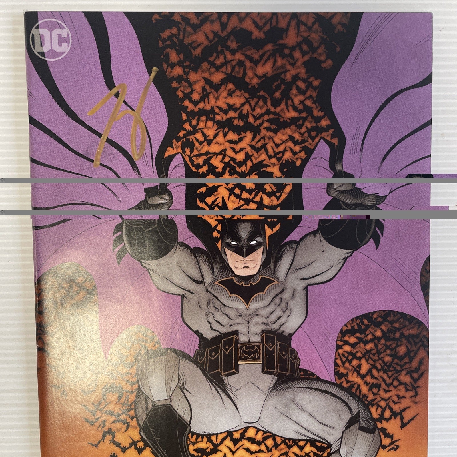 Batman # 50 2018 NM Arthur Adams Torpedo Variant Signed Tom King Mitch Gerards**1