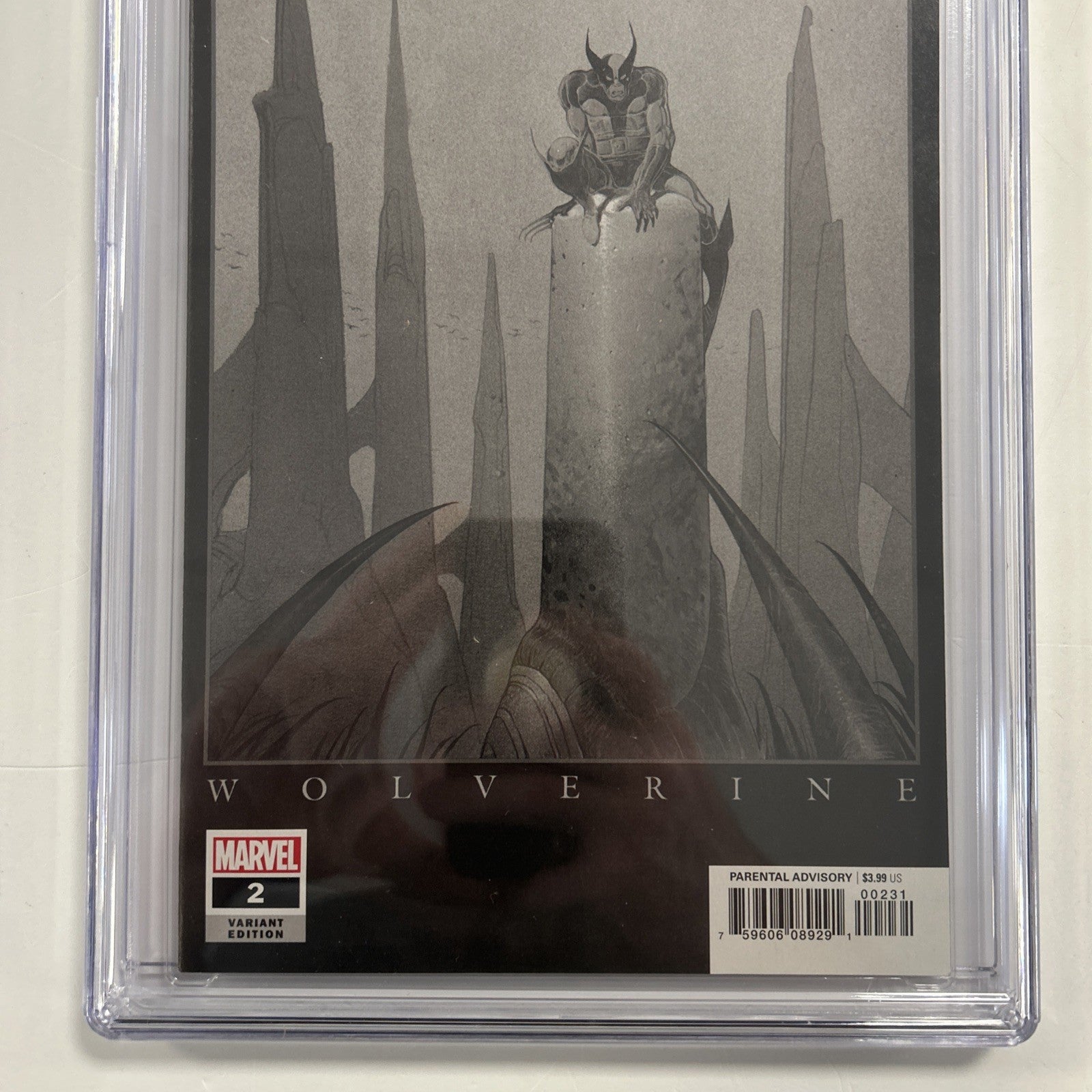 Return of Wolverine #2 2018 CGC 9.8 White Pages Hidded Gem 1:1000 Moebius Sketch2