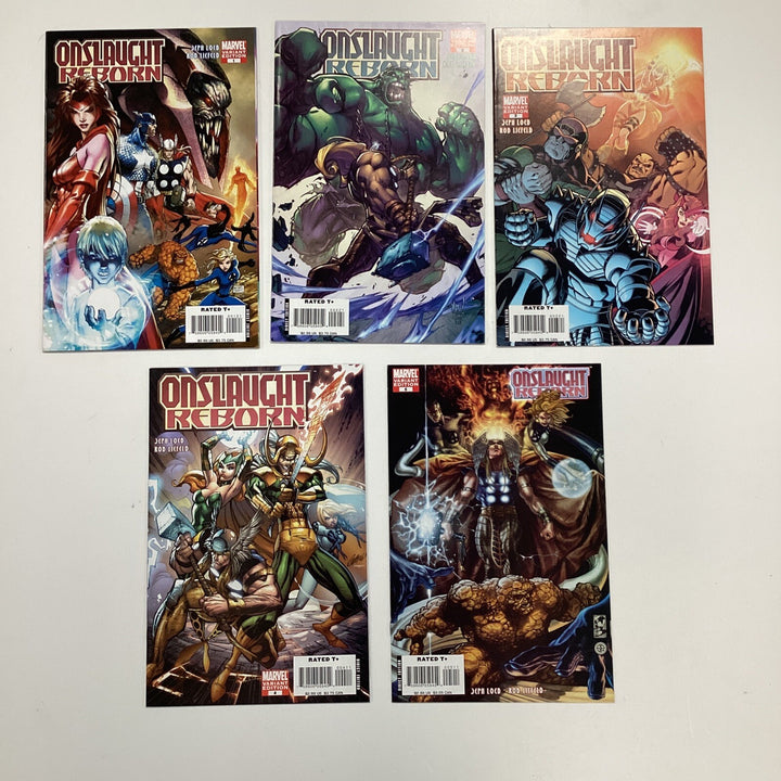 Onslaught Reborn #1-5 2007 Avg. VF+ All variant Covers0