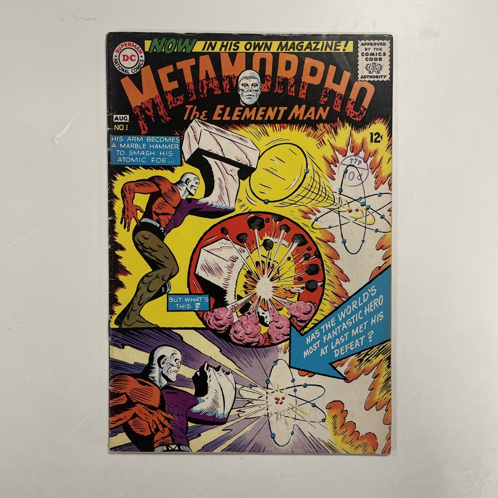Metamorpho #1 1965 VG Pence Stamp **Writing on rear cover0