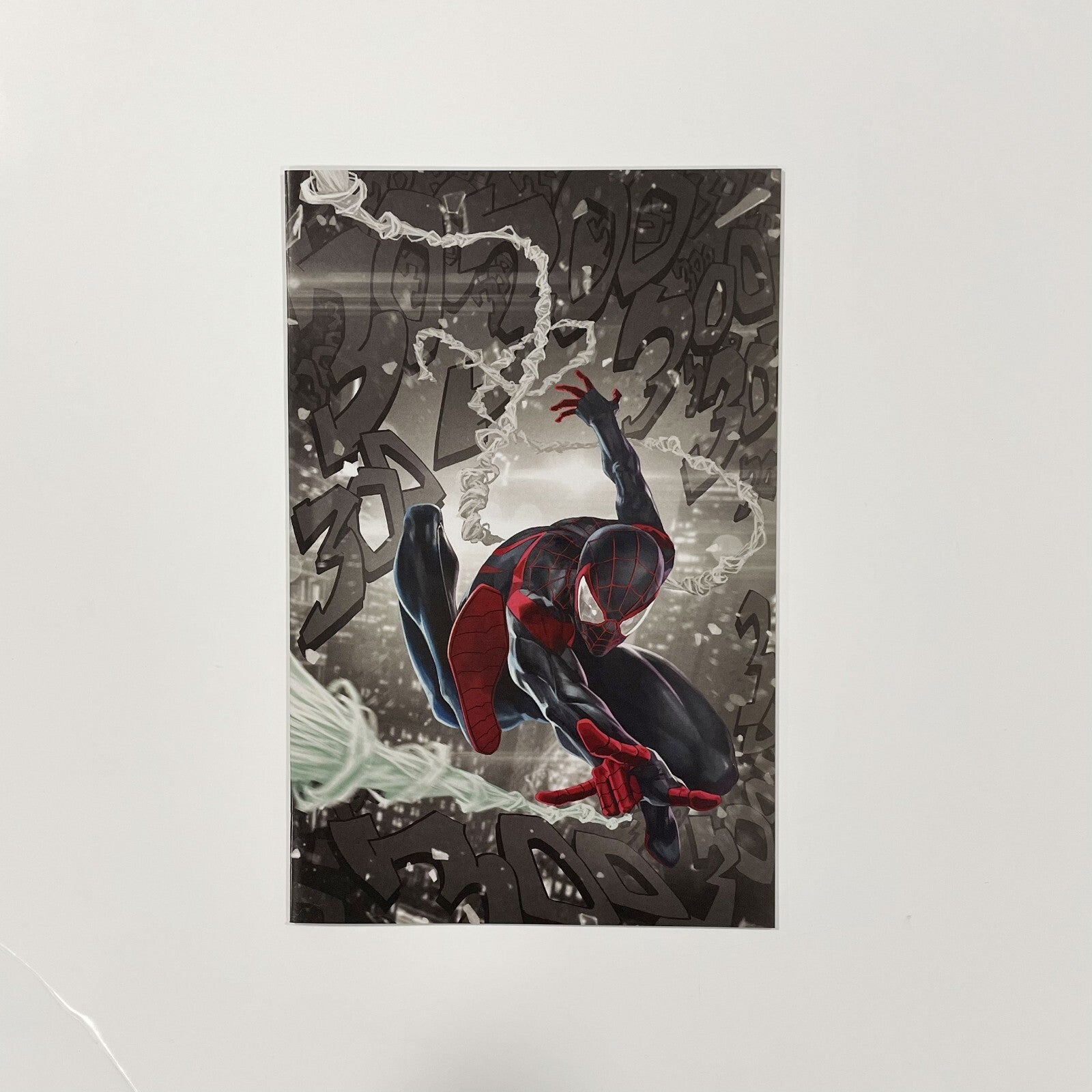 Miles Morales: Spider-Man #19 Skan Srisuwan Trade & B&W Color Splash Virgin Vari3