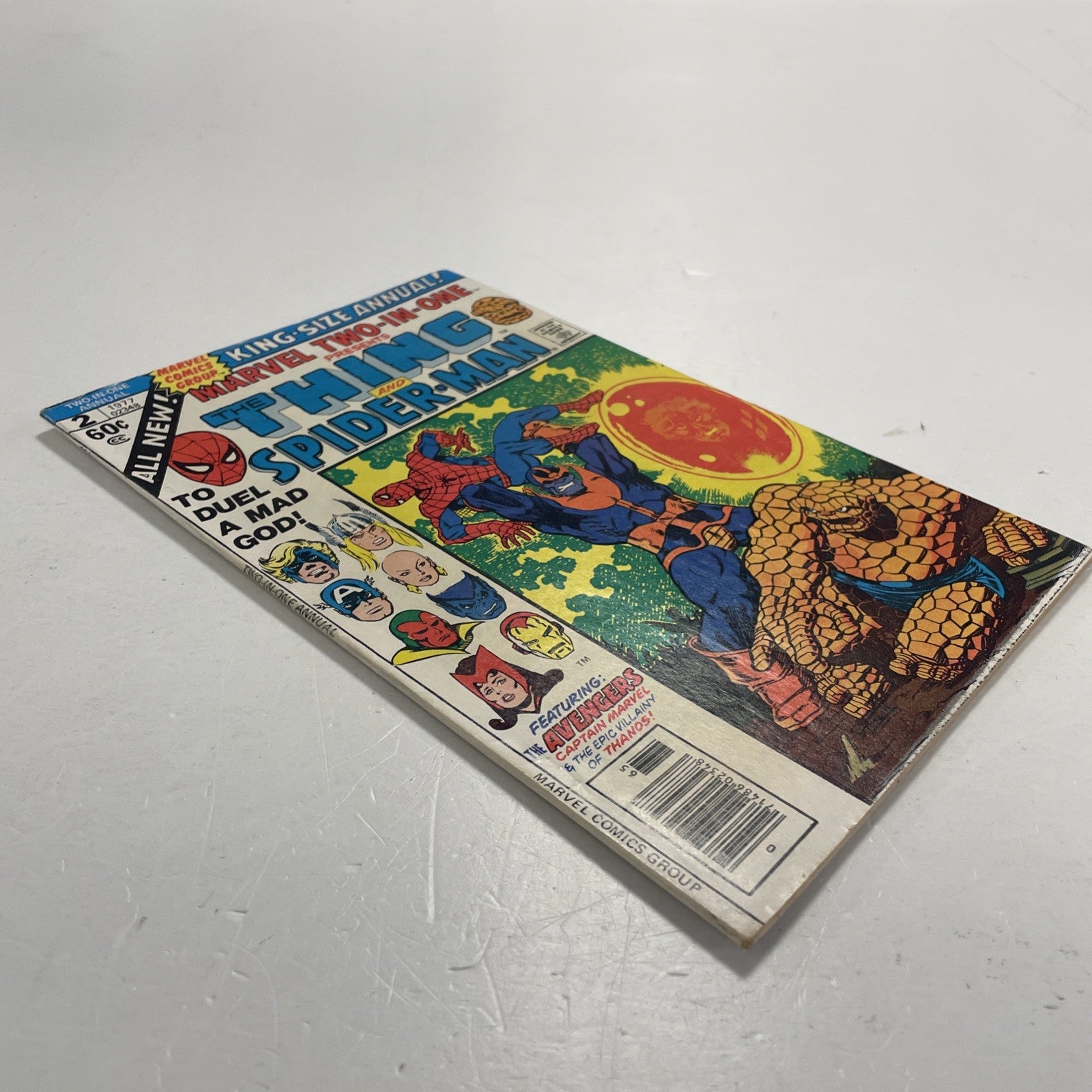 Marvel Two-In-One Annual #2 1977 FN+ Thing, Spider-Man, Death of Thanos3
