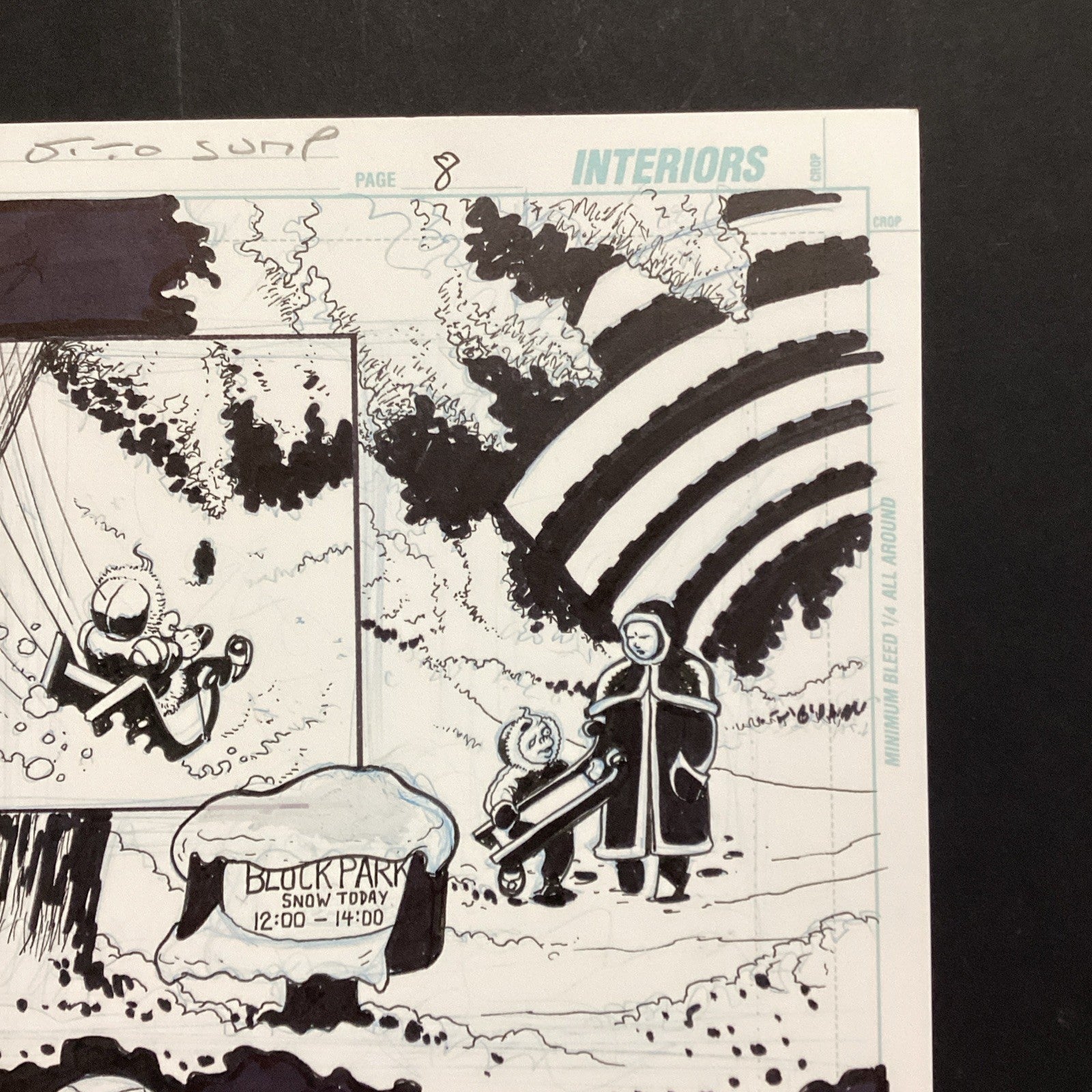 Original Artwork for Judge Dredd Otto Sump Page 8 By John Higgins4