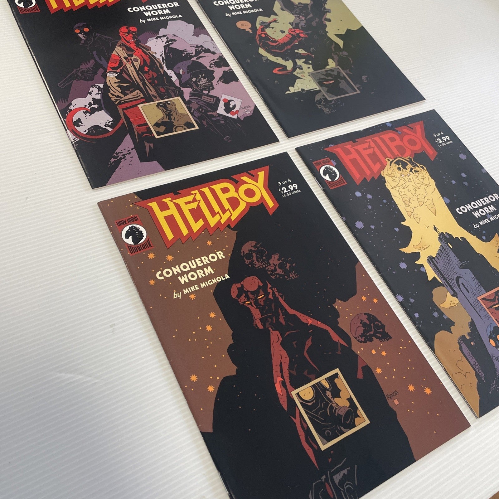 Hellboy: Conqueror Worm #1-4 2001 VF Complete Set5
