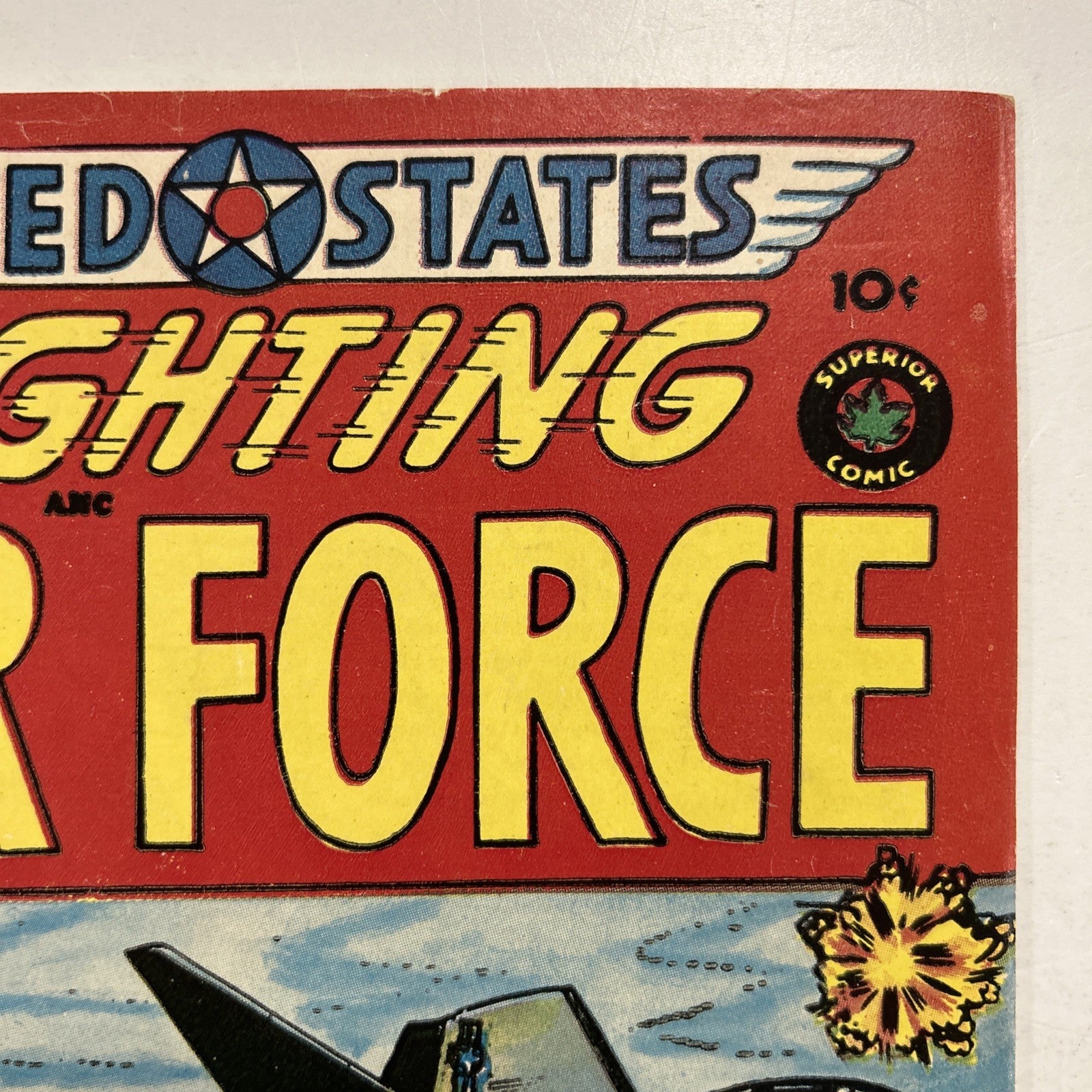 United States Fighting Air Force #16 GD/VG 1955 Golden Age 10¢ book **Spine Roll4