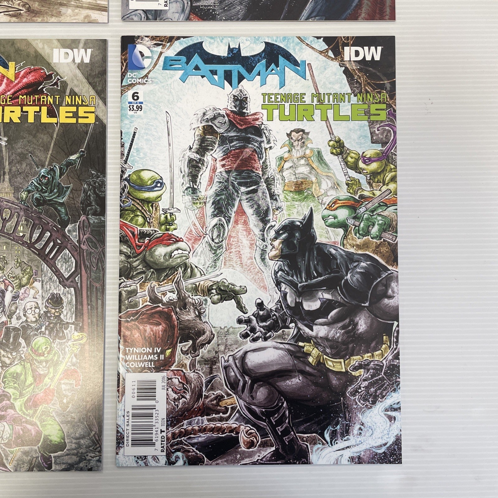 Batman / Teenage Mutant Ninja Turtles Adventures #1-6 2016 Complete Set **6