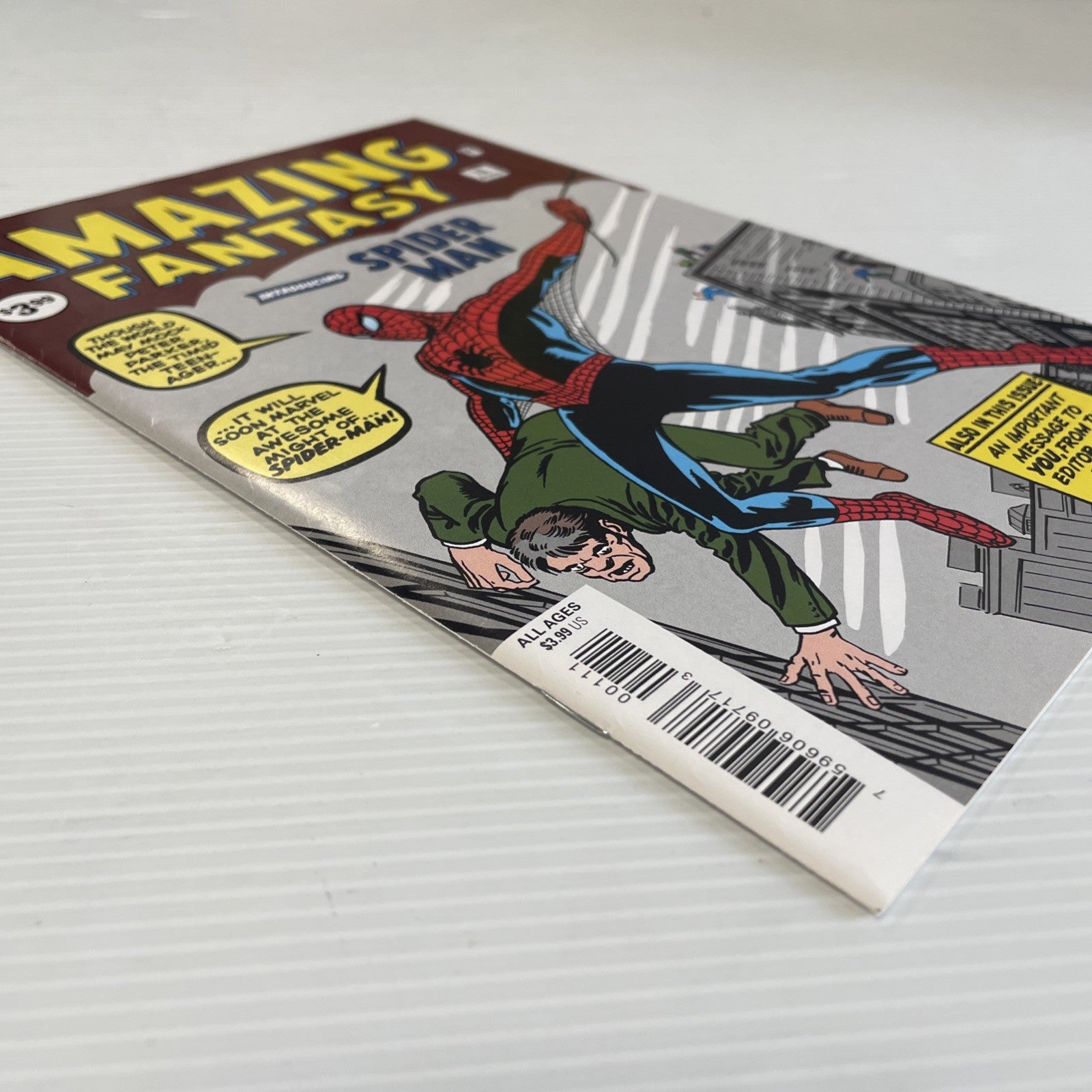 Amazing Fantasy #15 2019 NM Facsimile Reprints 1st appearance Spider-Man3