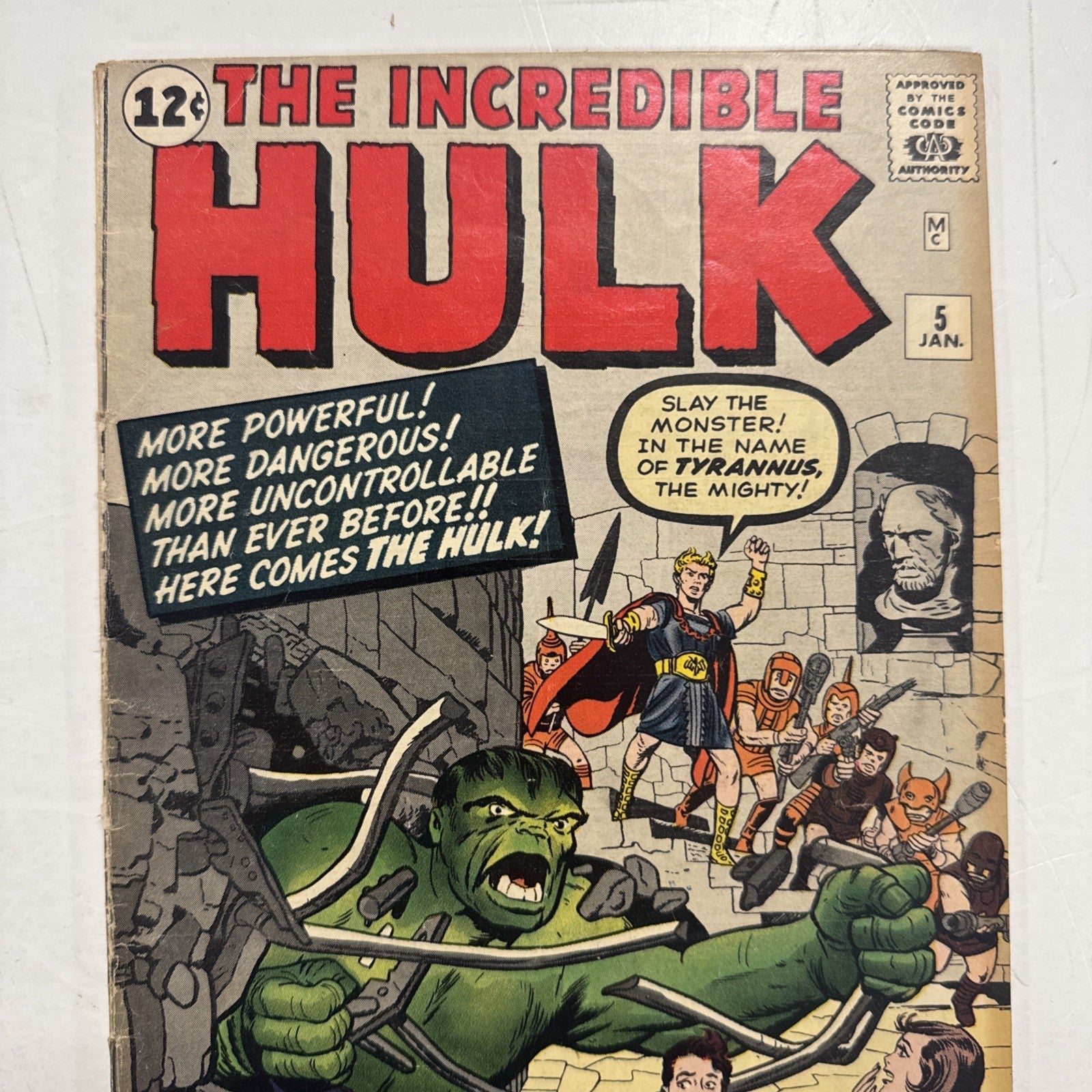The Incredible Hulk #5 1963 VG 1st Appearance of Tyrannus1