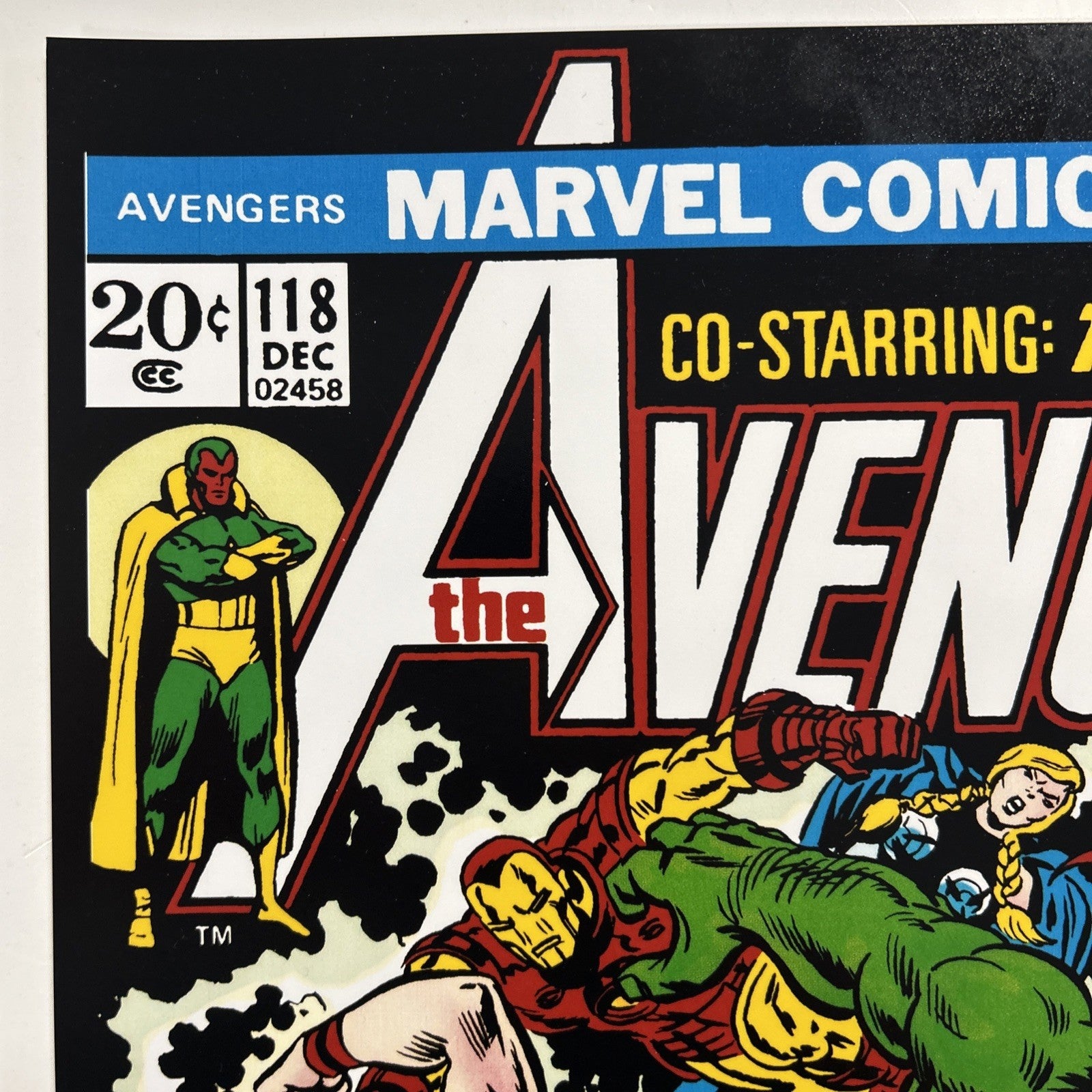 The Avengers #118 Giclée Repro Cover Print Signed by Stan Lee (Excelsior)3