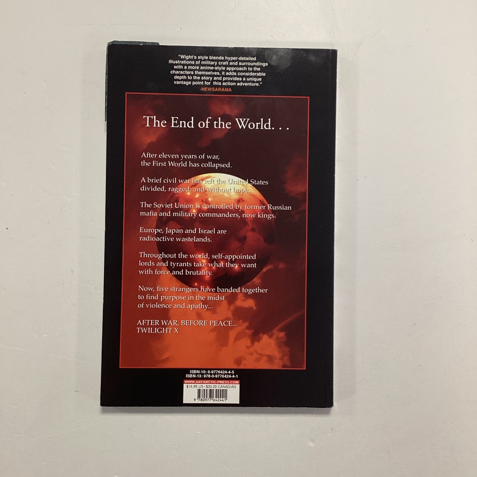 Twilight X War Special Edition 2006 TPB Trade Paperback Antarctic Press Signed8