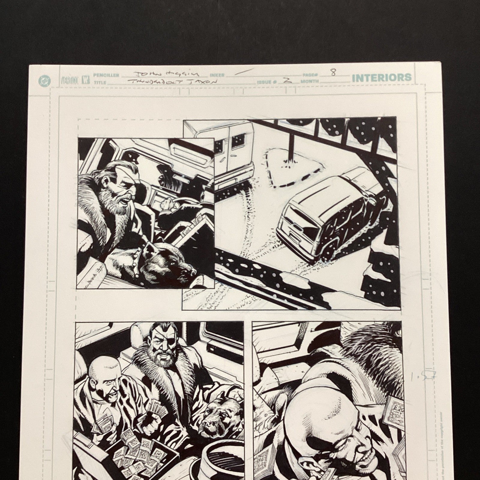 Original Artwork for Thunderbolt Jaxon #2 Page 8 By John Higgins 20062