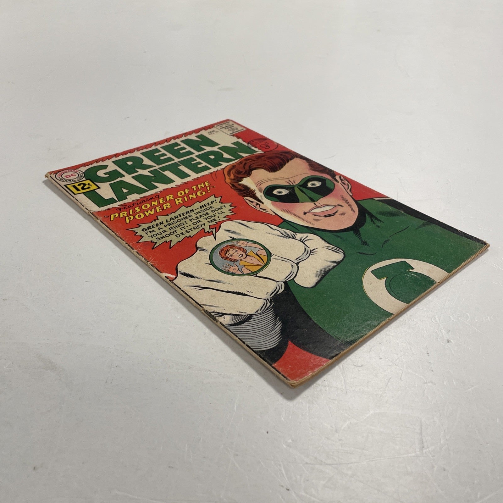 Green Lantern #10 1962 VG- 1st 12 Cent Issue Pence Stamp3