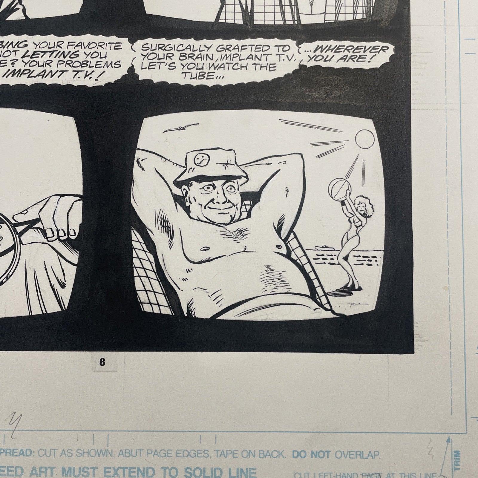 Lee Sullivan Original Art for Marvel's Robocop #12 Page 6 19919