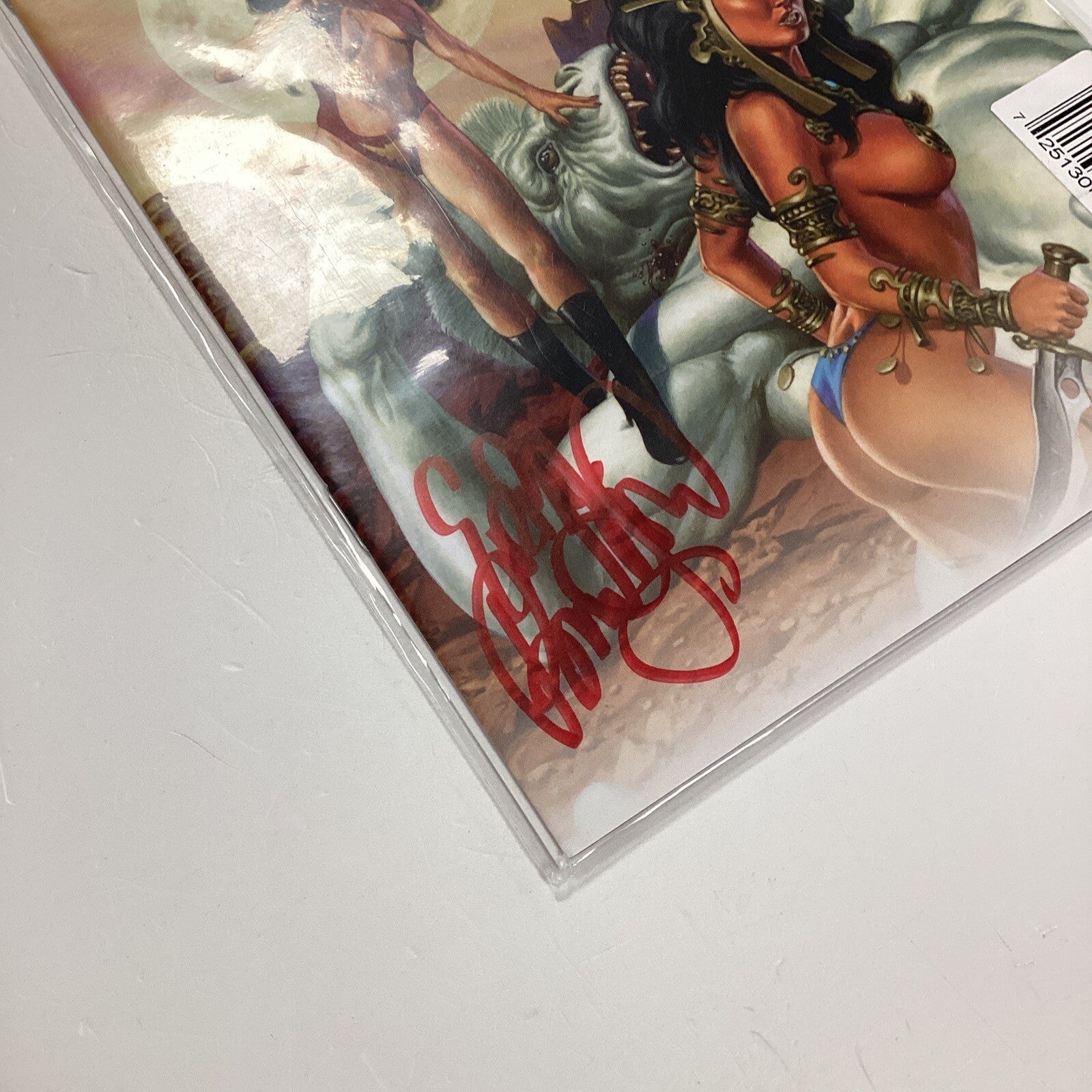 Vampirella Dejah Thoris #1 2019 NM Atlas Edition Signed Erik Burnham CoA3