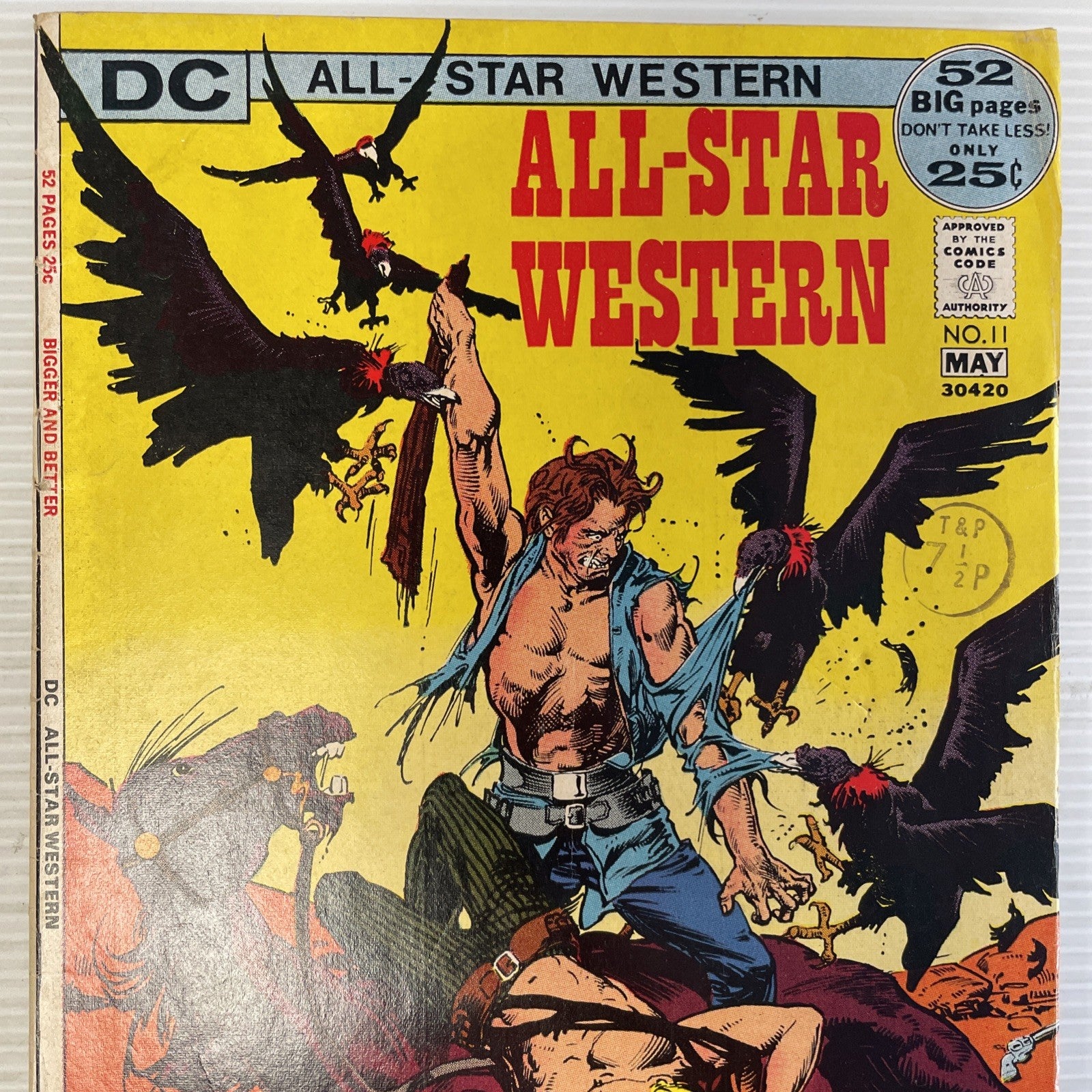All Star Western #11 1972 FN  2nd Appearance of Jonah Hex Pence Stamp1