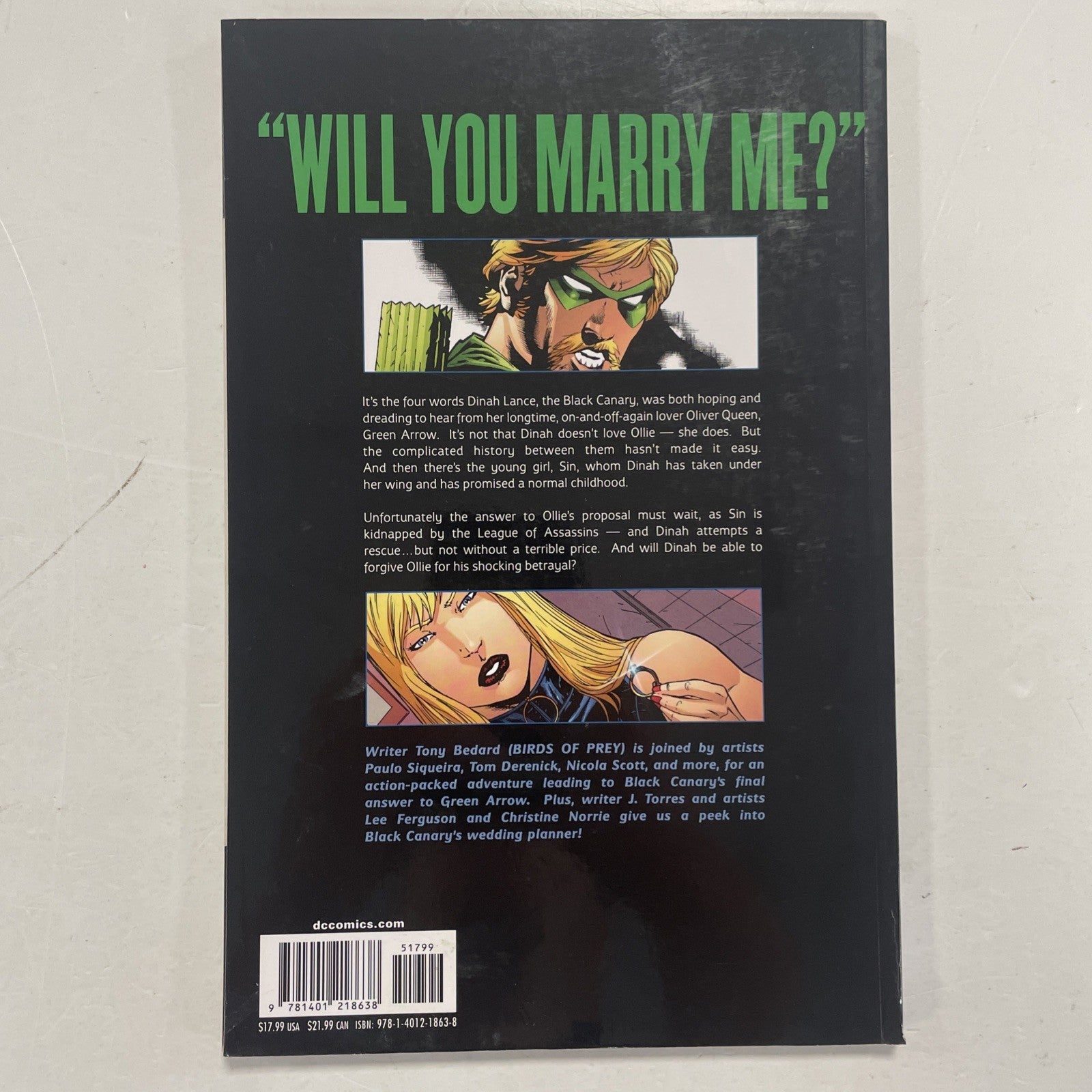 Green Arrow Black Canary Road to Altar 2007 TPB4