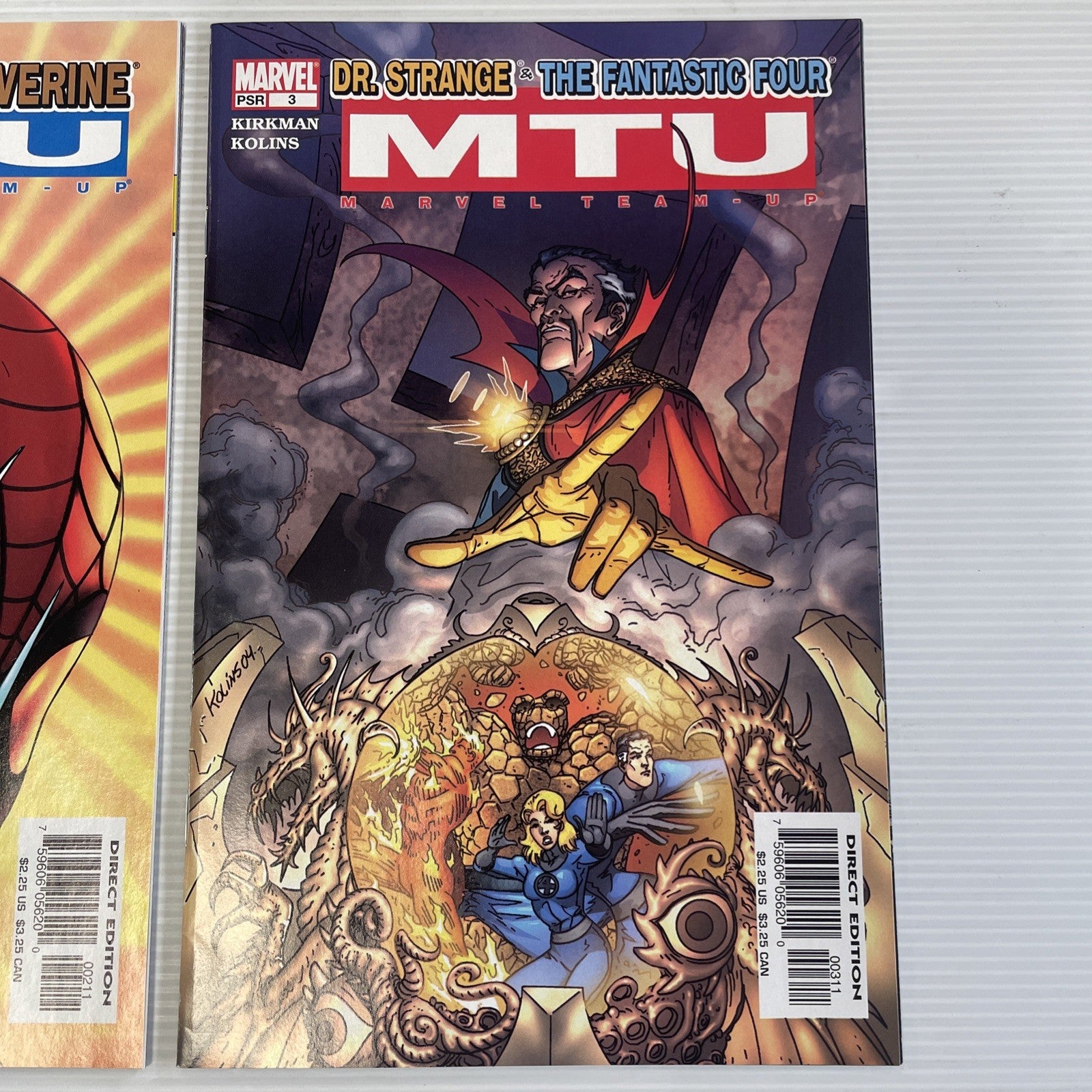Marvel Team-Up #2 & #3 2004 VF/NM 1st Cameo & Full App of Tony Stark Dr Doom4