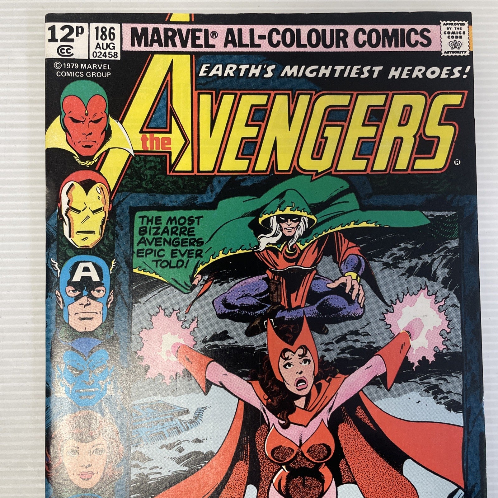 Avengers #186 1979 VF+ 1st appearance Chthon Pence Copy1