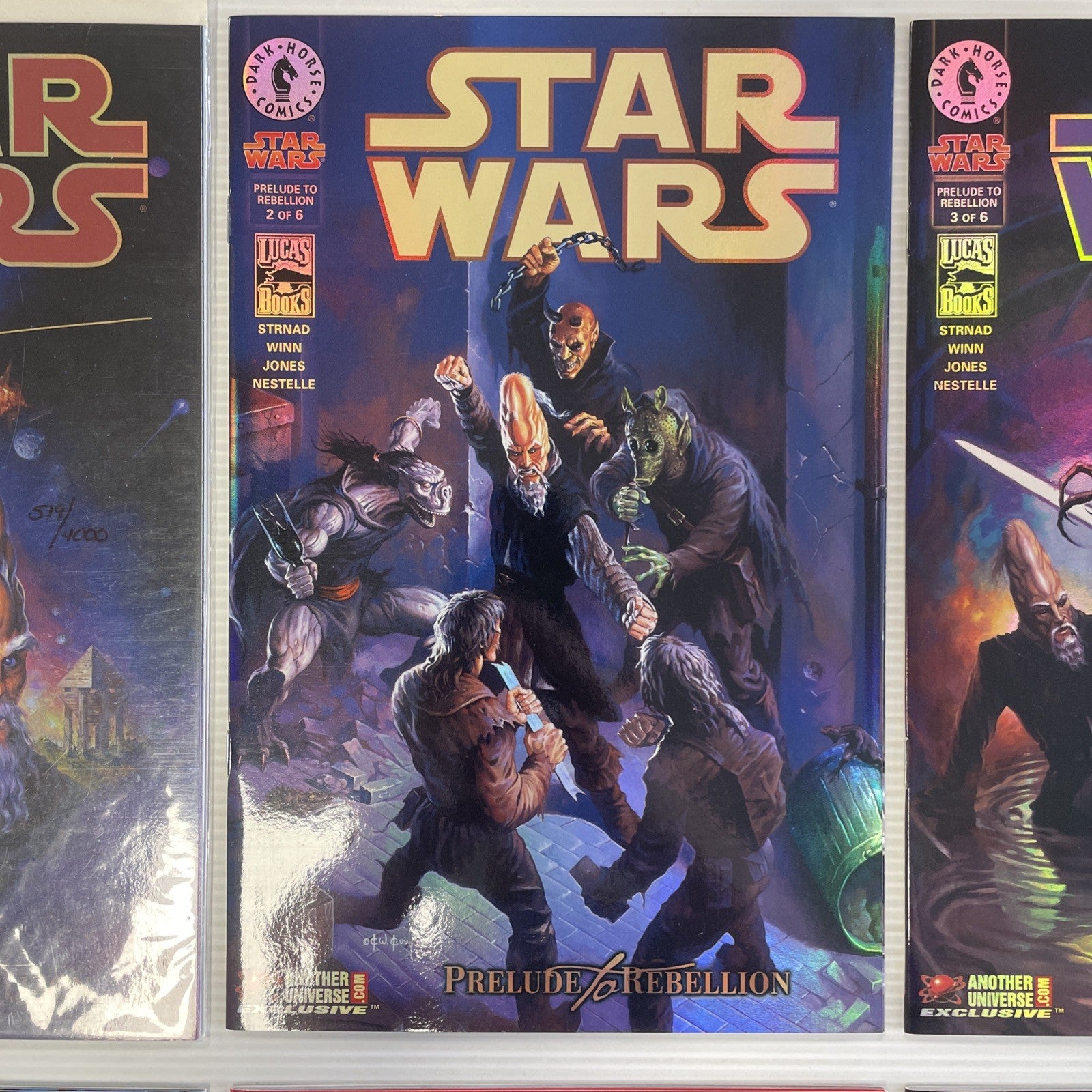 Star Wars Prelude To Rebellion #1-6 1999 Another Universe Exclusive #1 Signed2