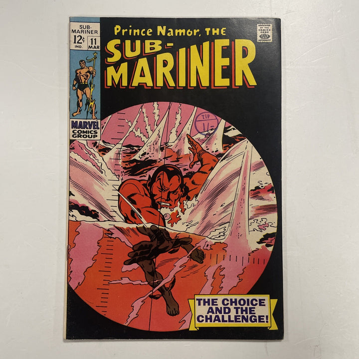 Sub-mariner #11 1969 FN+ Pence Stamp0