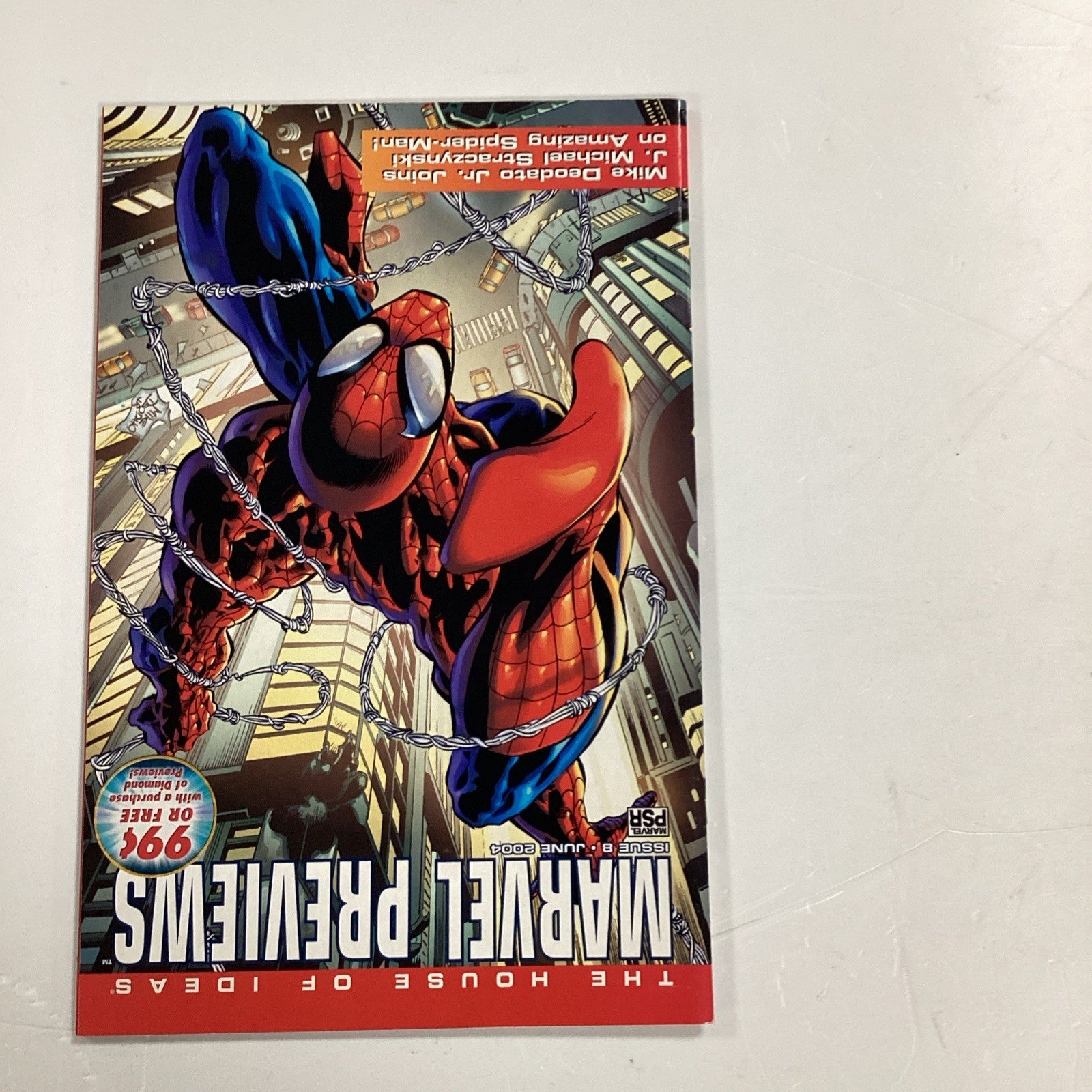 Marvel Previews #8 2004 VF+ 1st Arana Anya Corazon Spider-girl Cover4