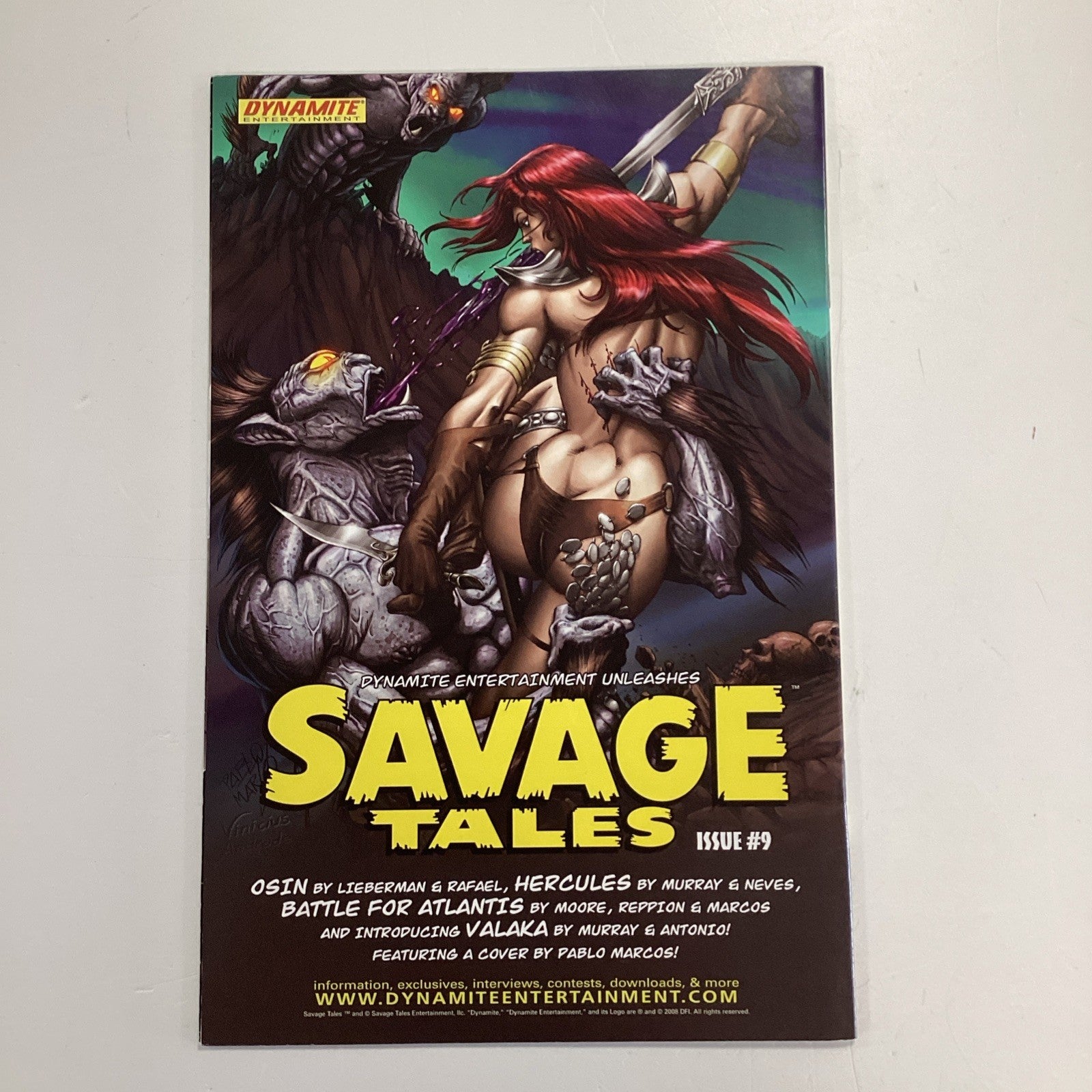 Red Sonja Savage Tales #8 2008 VF Arthur Suydam Cover6