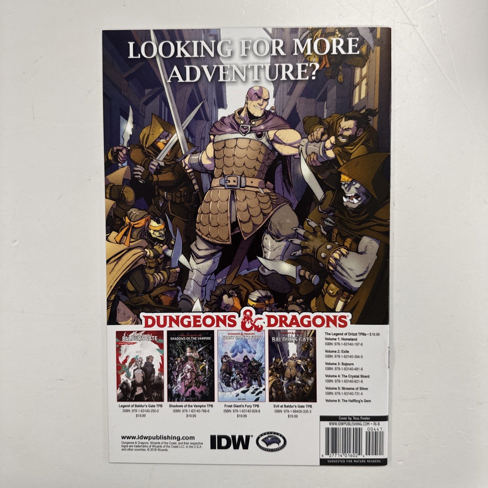 Rick & Morty Vs Dungeons & Dragons #4 2019 1:20 Tess Fowler Variant3