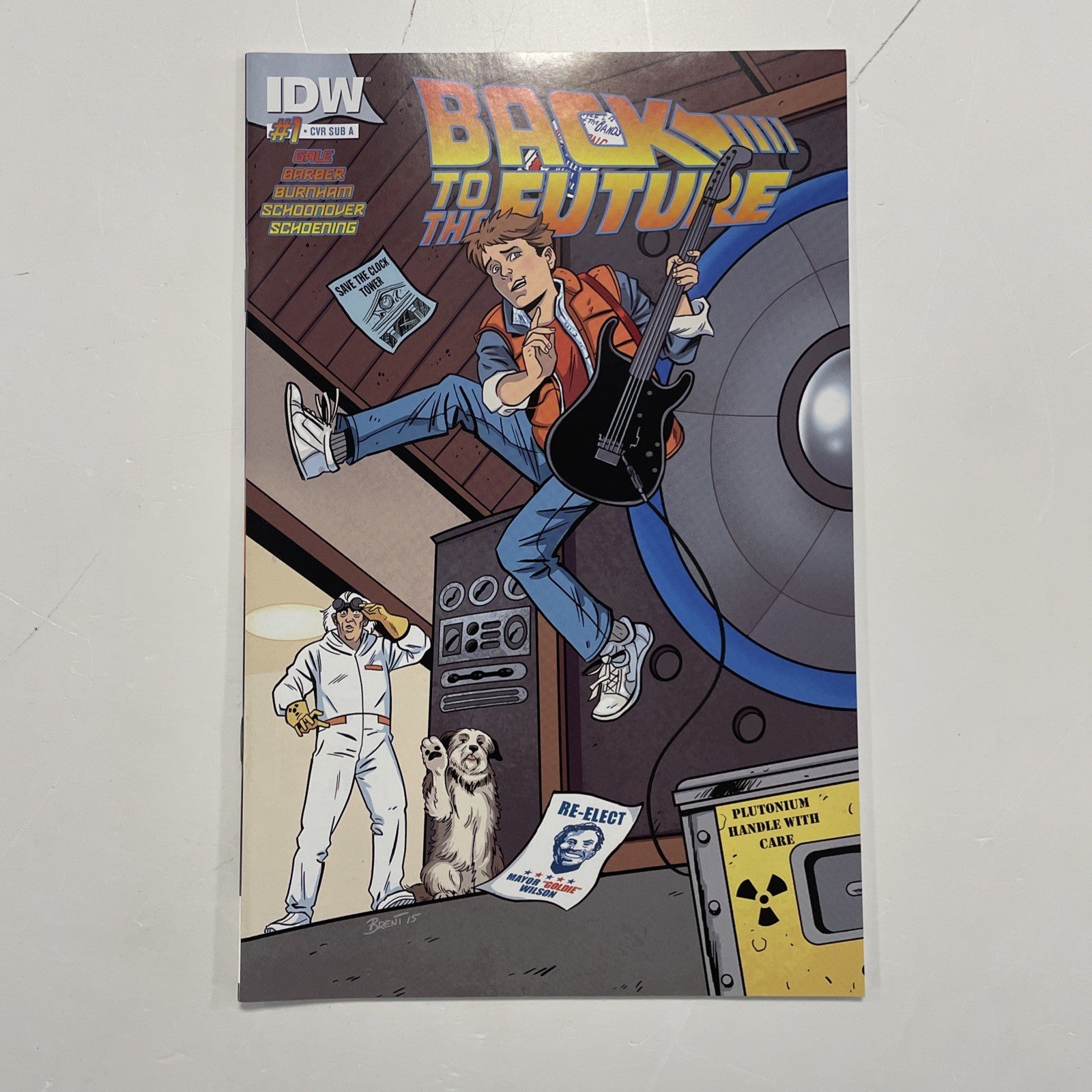 Back To The Future #1 2015 NM Subscriber Variant0