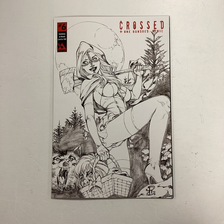 Crossed + One Hundred: Mimic #6 2018 NM Century Of Blood Sketch Variant Ltd 1000