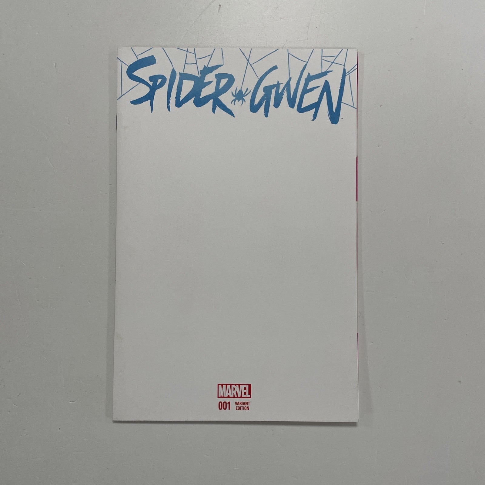 Spider-Gwen #1 2015 NM Blank / Sketch Variant Cover0
