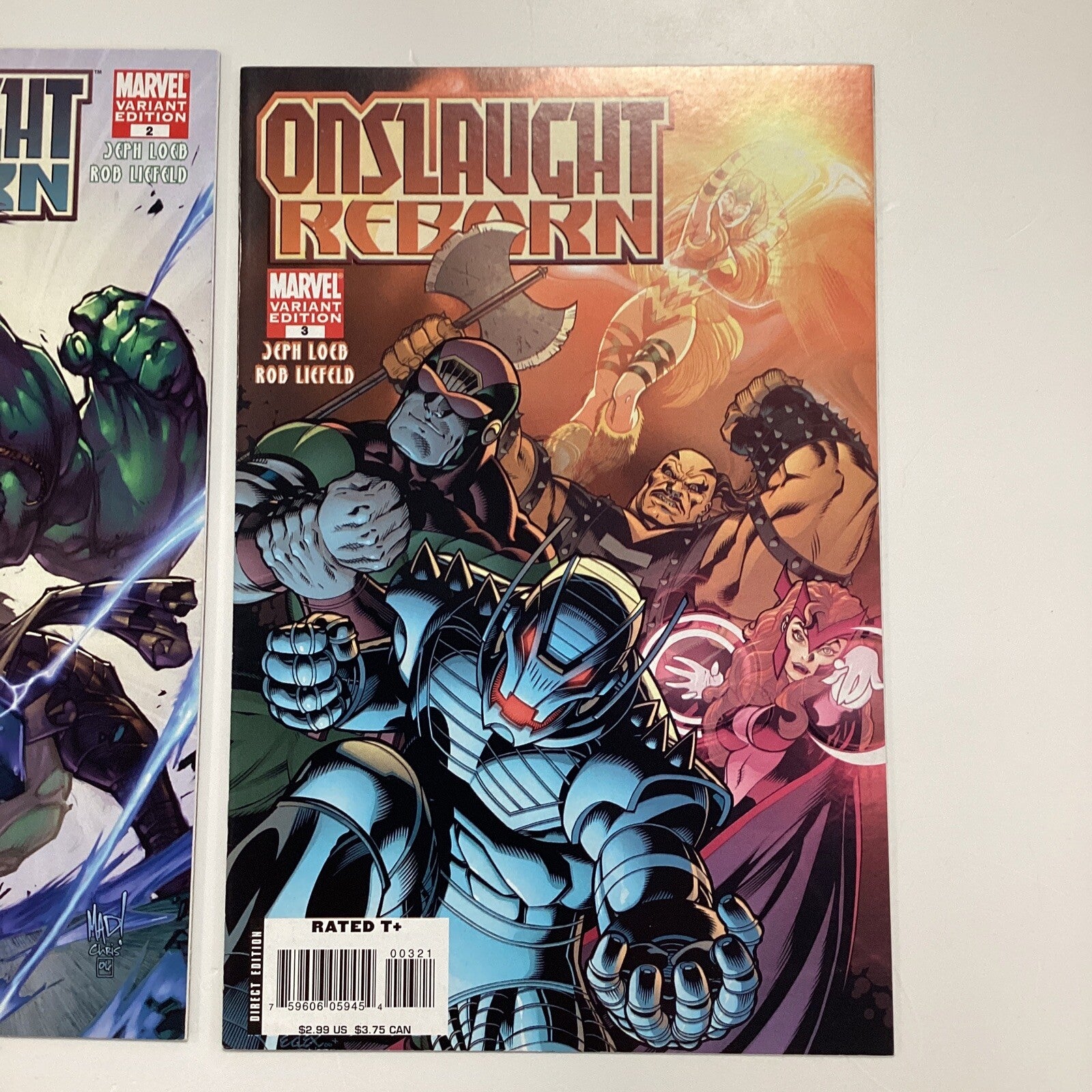 Onslaught Reborn #1-5 2007 Avg. VF+ All variant Covers3