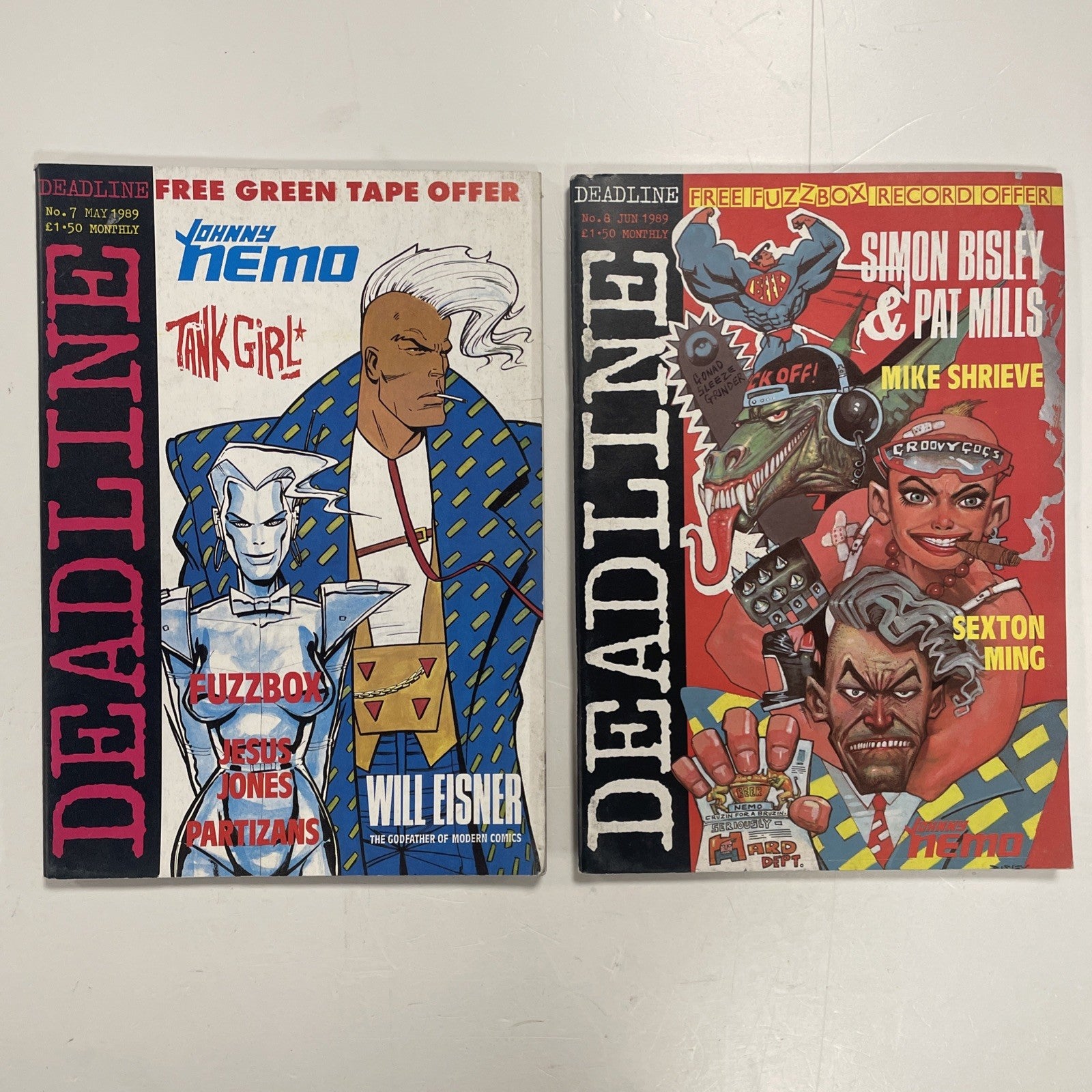 22 issues Deadline #5-9 #14-22 #24 & More 1989 Reader Copies **2