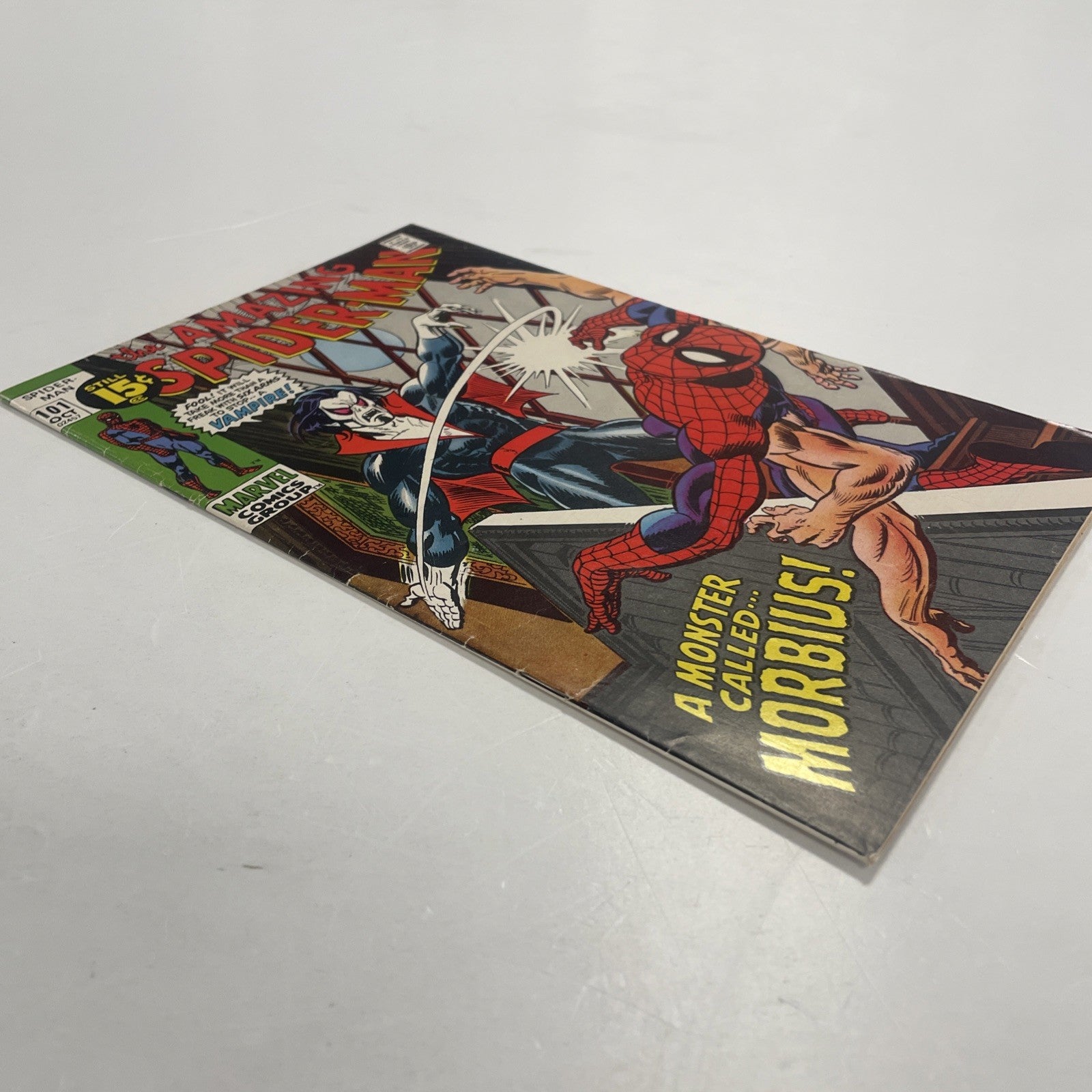 Amazing Spider-Man #101 1971 FN 1st Appearance of Morbius *See Description3