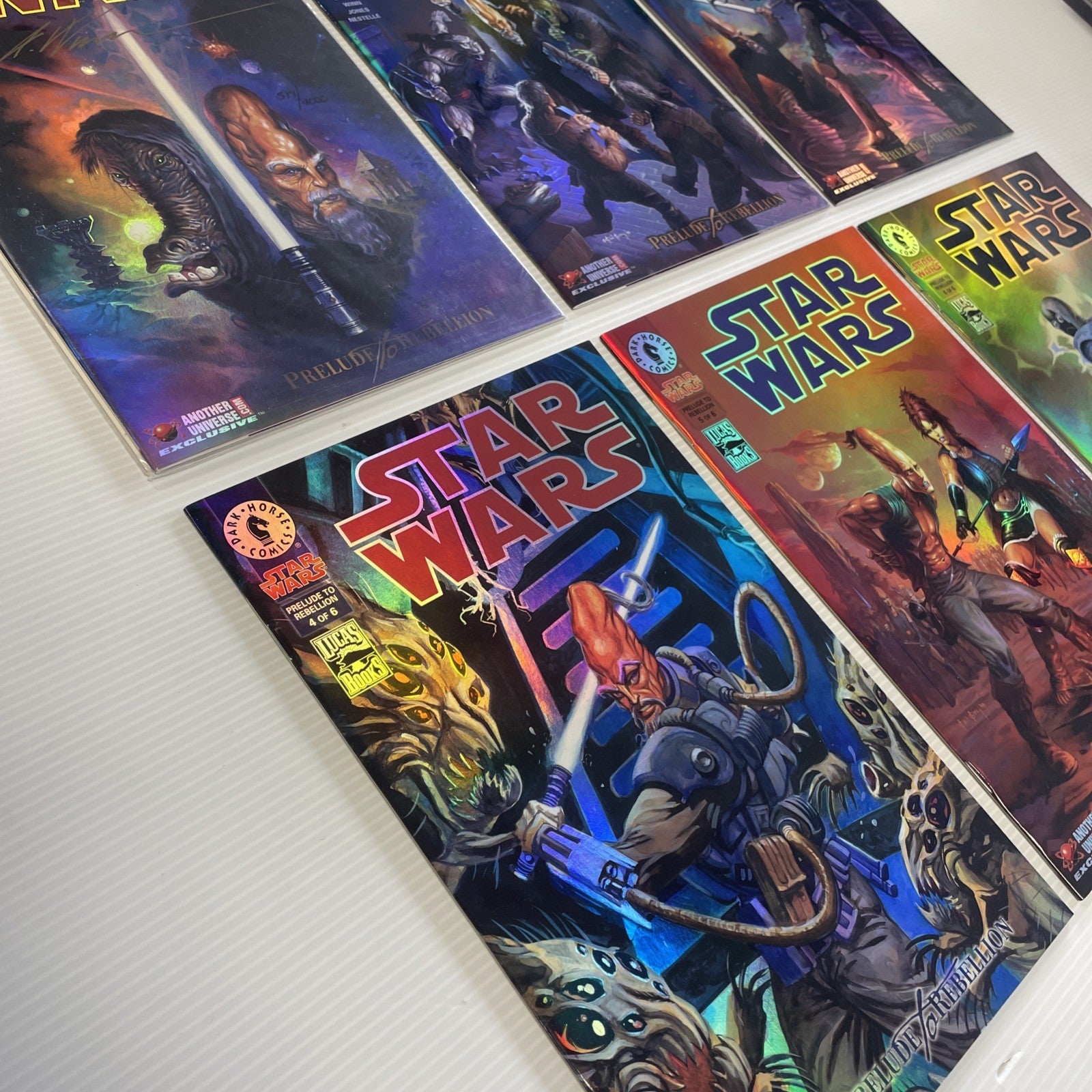 Star Wars Prelude To Rebellion #1-6 1999 Another Universe Exclusive #1 Signed7
