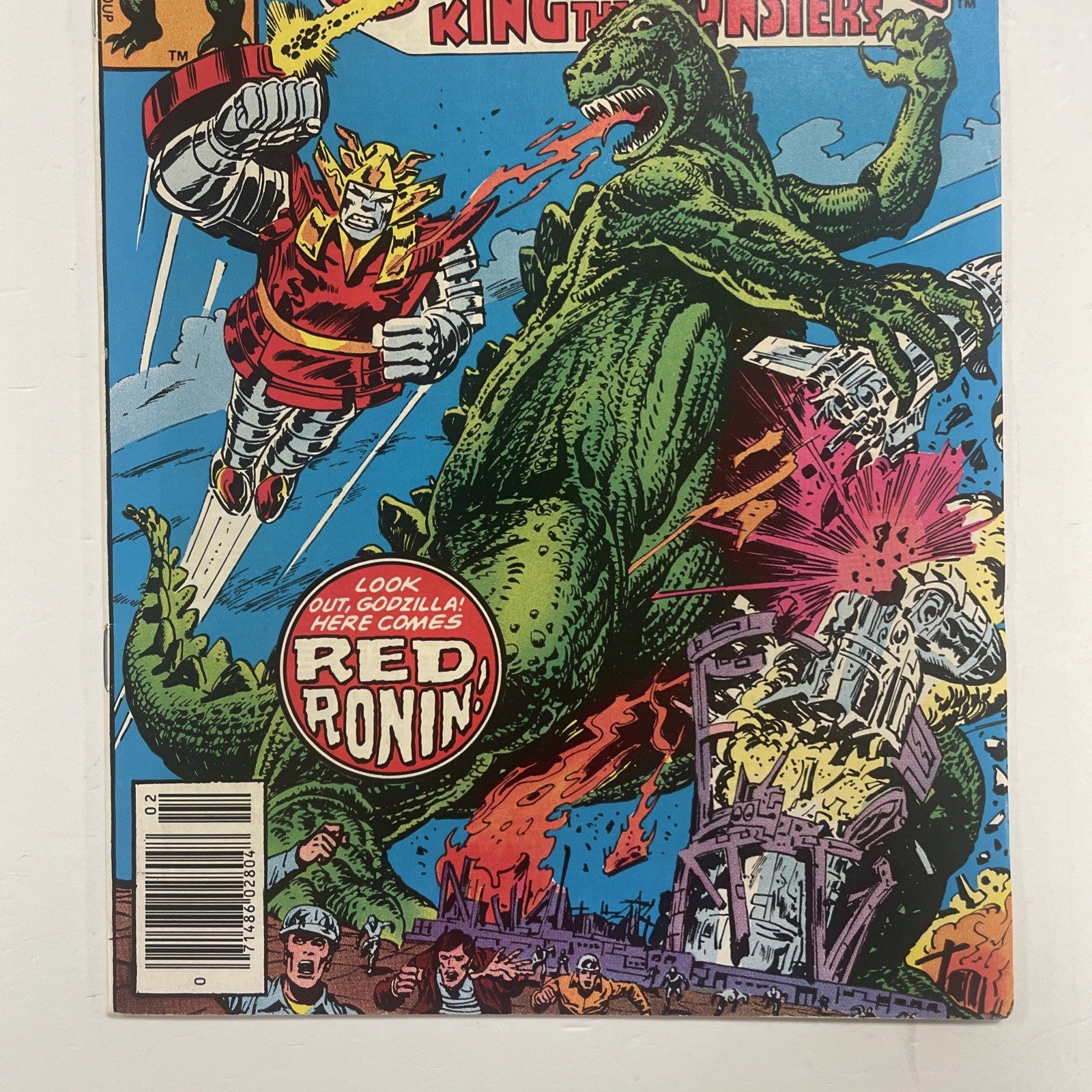 Godzilla King Of The Monsters #7 1978 FN/VF 1st Appearance of Red Ronin2