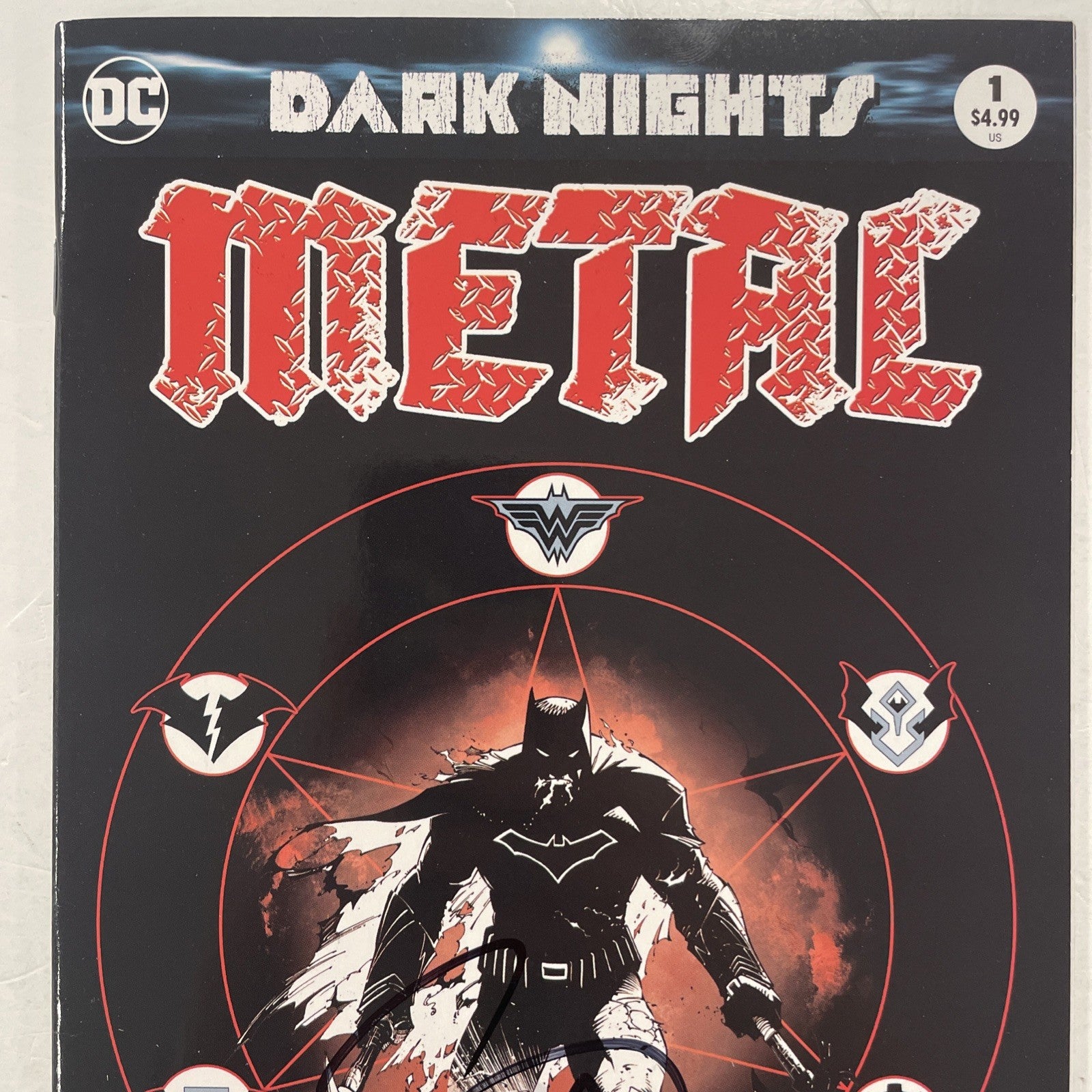 Dark Knights Metal  #1 2017 Mattina 1:100 Variant  NM Signed Scott Snyder1